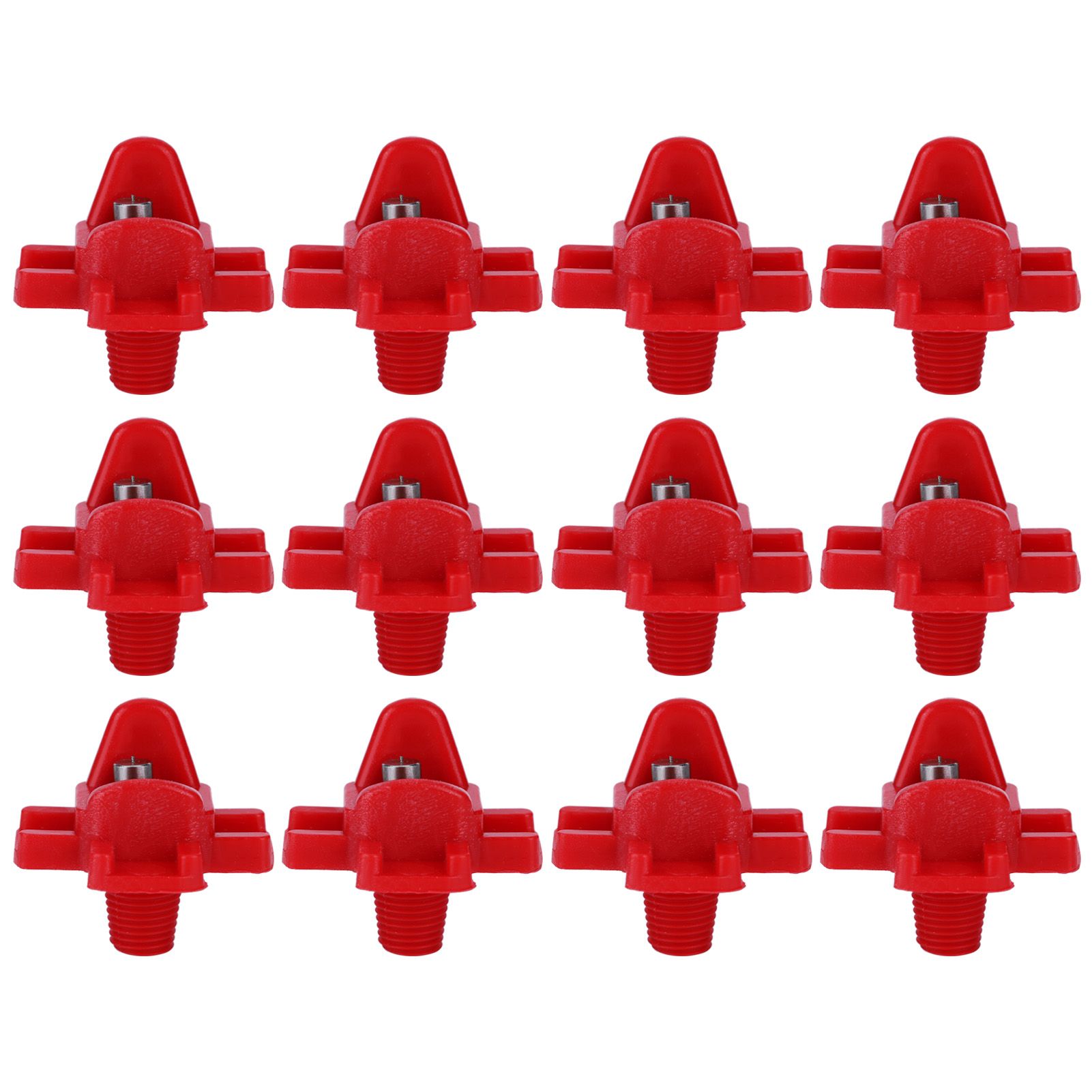 12PCS Automatic Poultry Drinking Nipples Waterer Drinker for Chicken Quail view 2