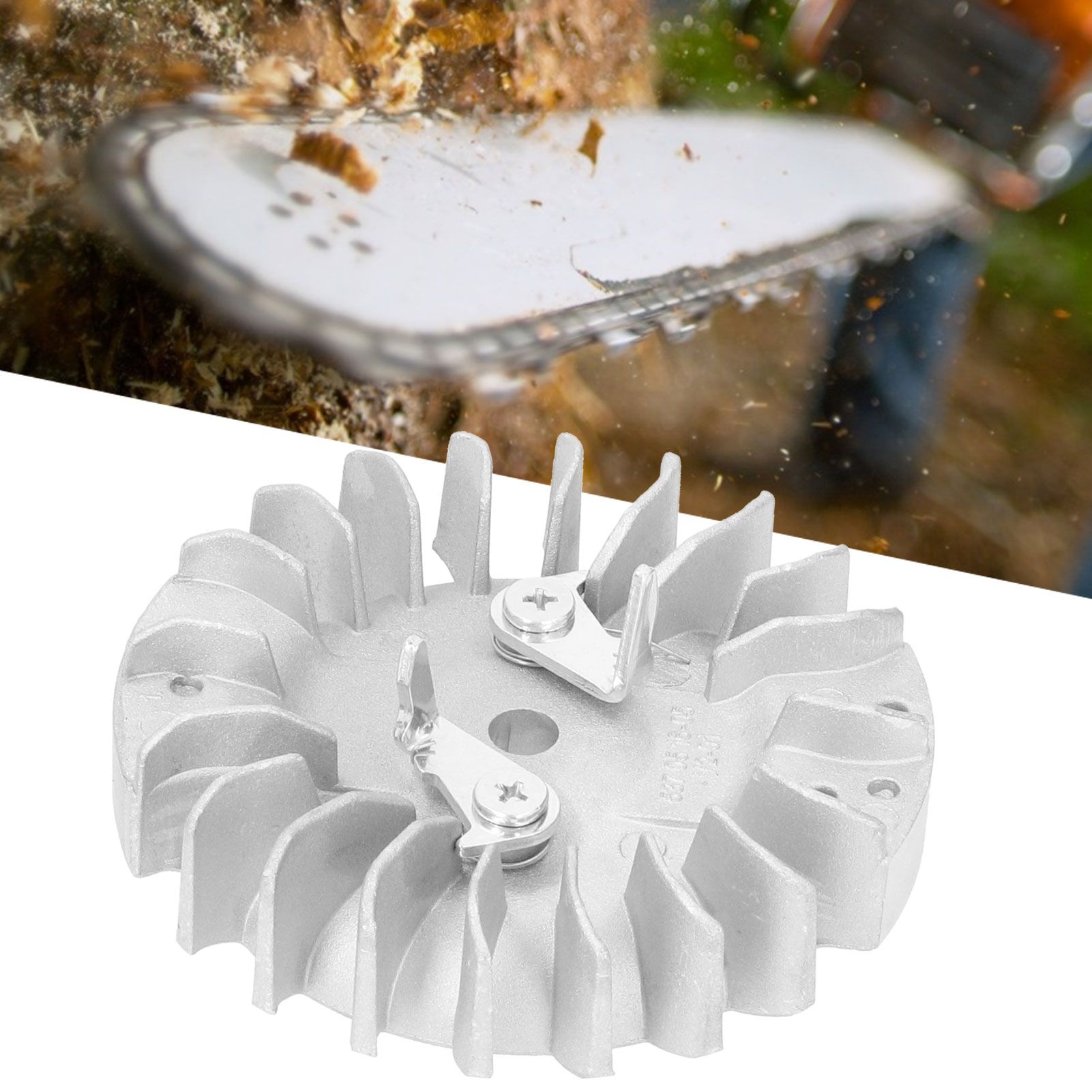 Electric Chainsaw Aluminum Flywheel Replacement for Husqvarna 362 365 371 372 view 9