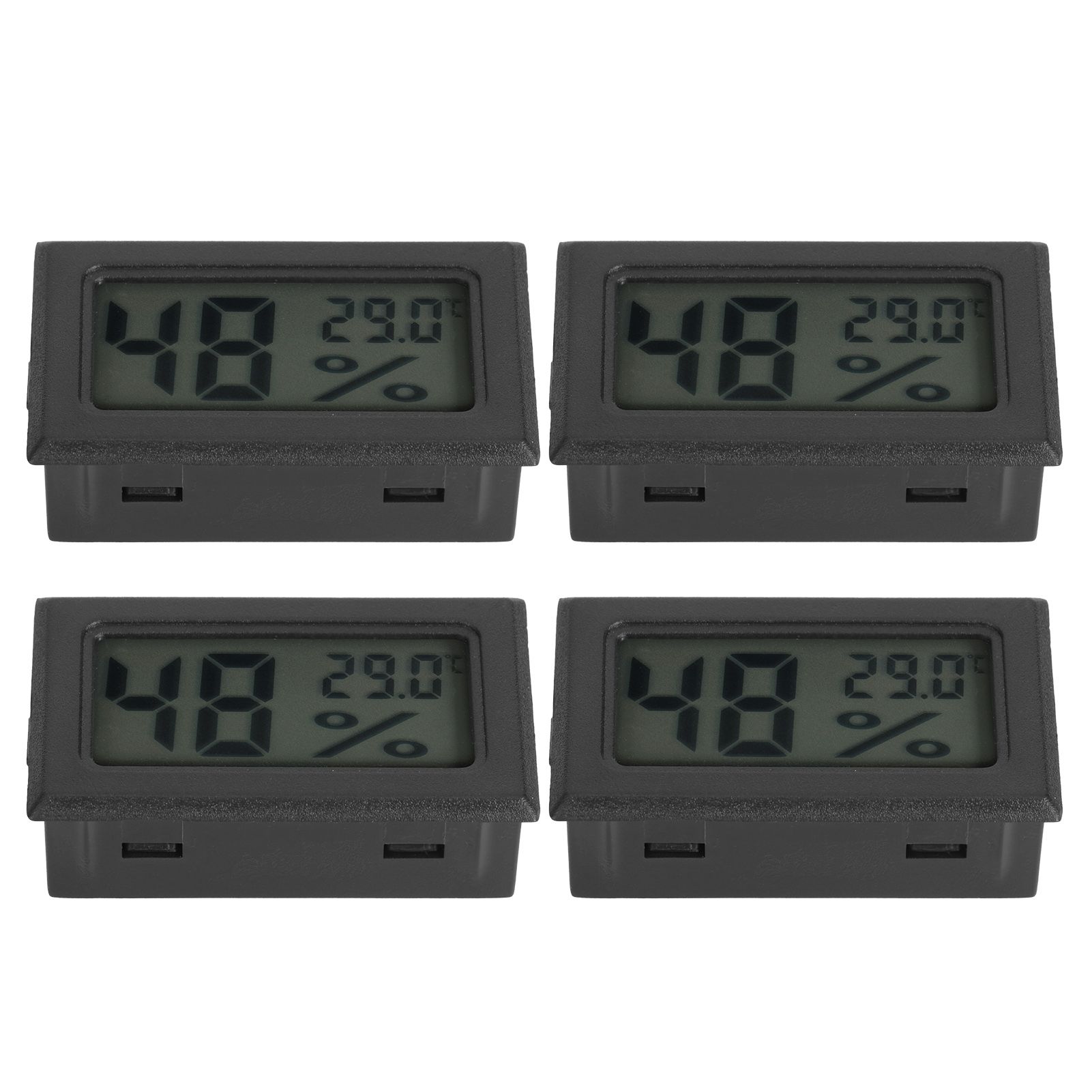 4PCS Mini Embedded Digital Temperature Humidity Meters Gauge Indoor view 4
