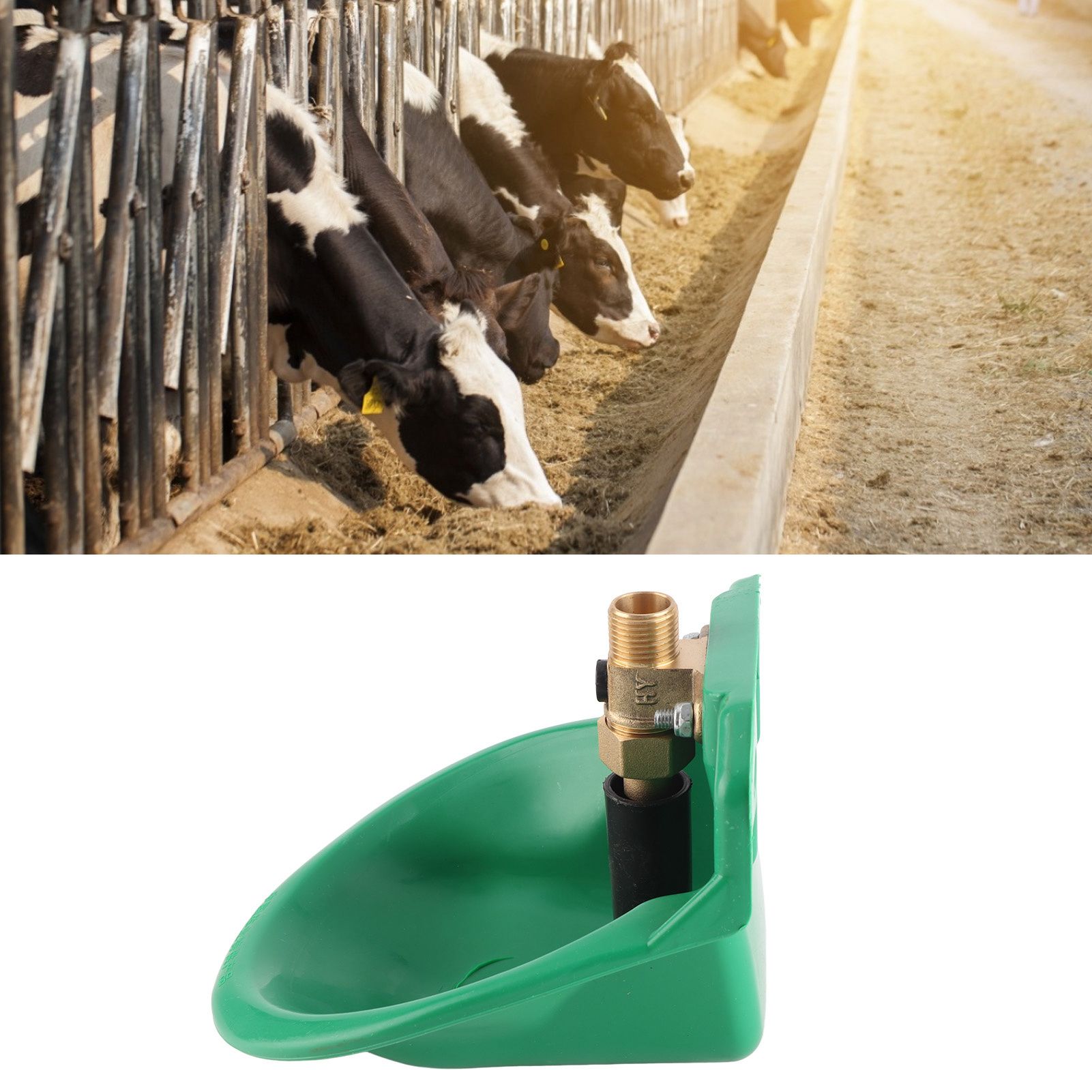 Cattle Copper Valve Automatic Water Bowl Sheep Pigs Water Drinking Bowl Cup view 10