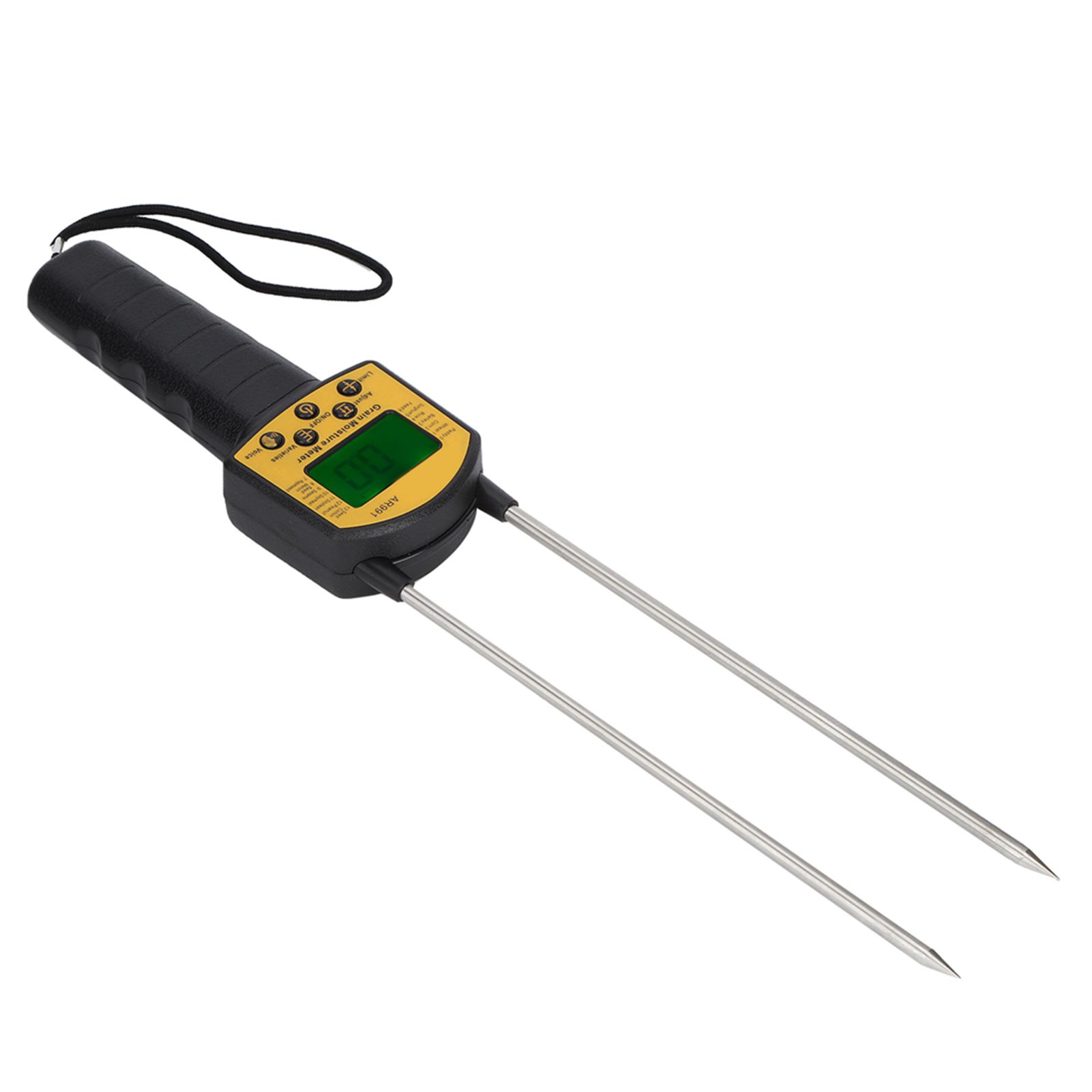 Digital LCD Grain Moisture Meter Corn Stalks Rice Soybean Water Content Analyzer view 4