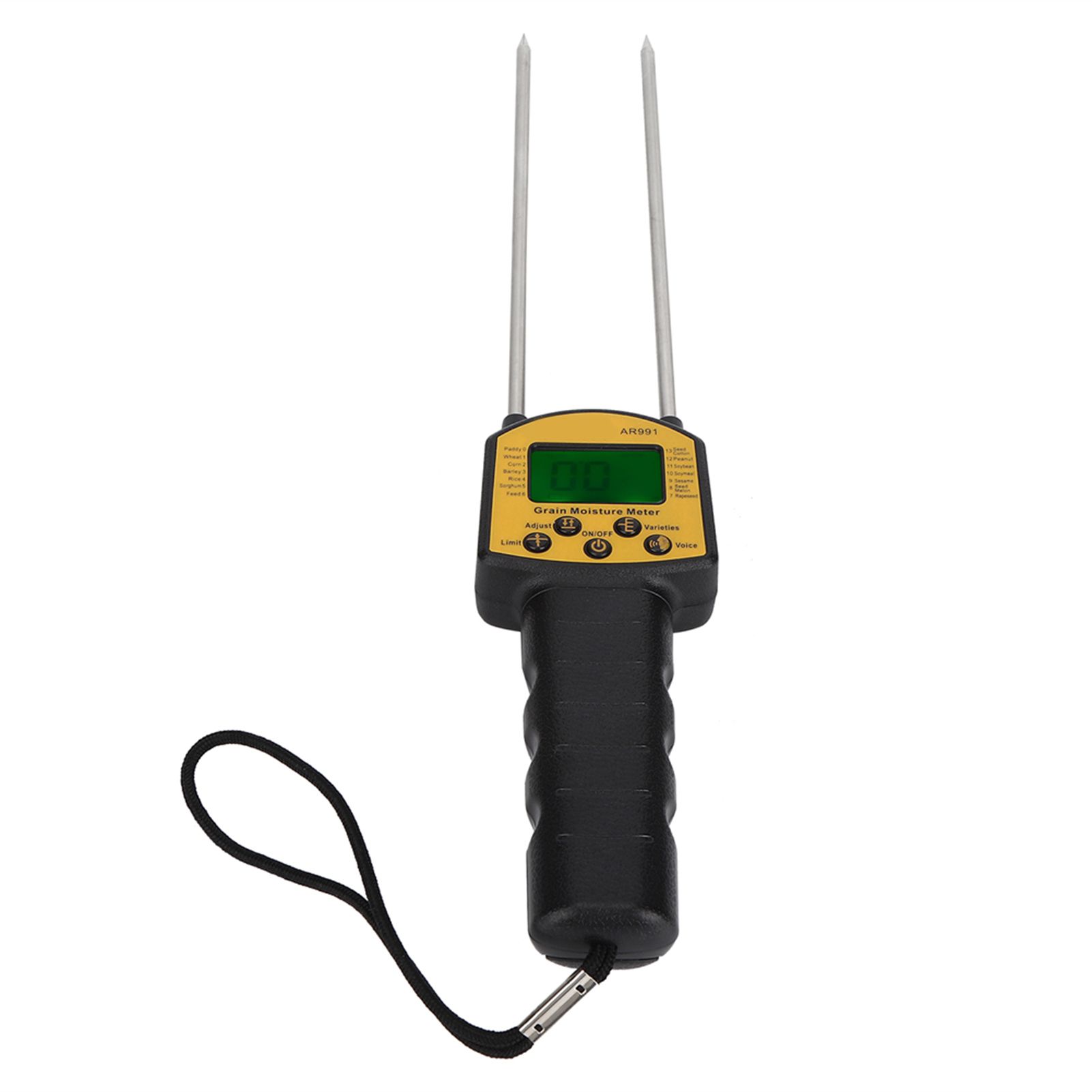 Digital LCD Grain Moisture Meter Corn Stalks Rice Soybean Water Content Analyzer view 6