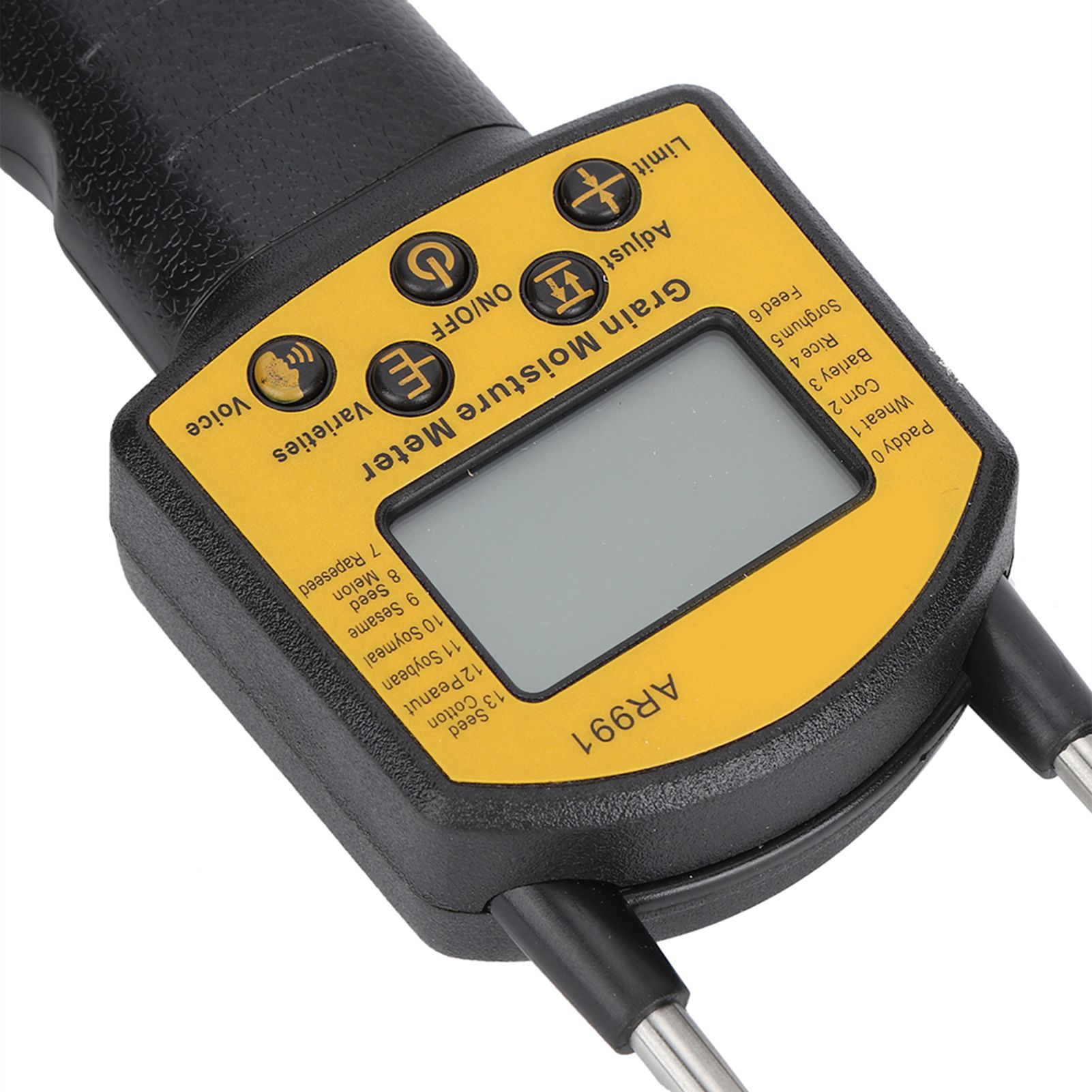 Digital LCD Grain Moisture Meter Corn Stalks Rice Soybean Water Content Analyzer view 11