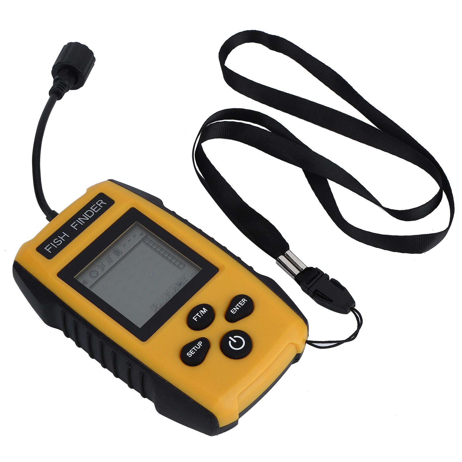 Portable HandHeld Wired Sonar Sensor Ultrasonic Fish Finder Detector Fishing view 4