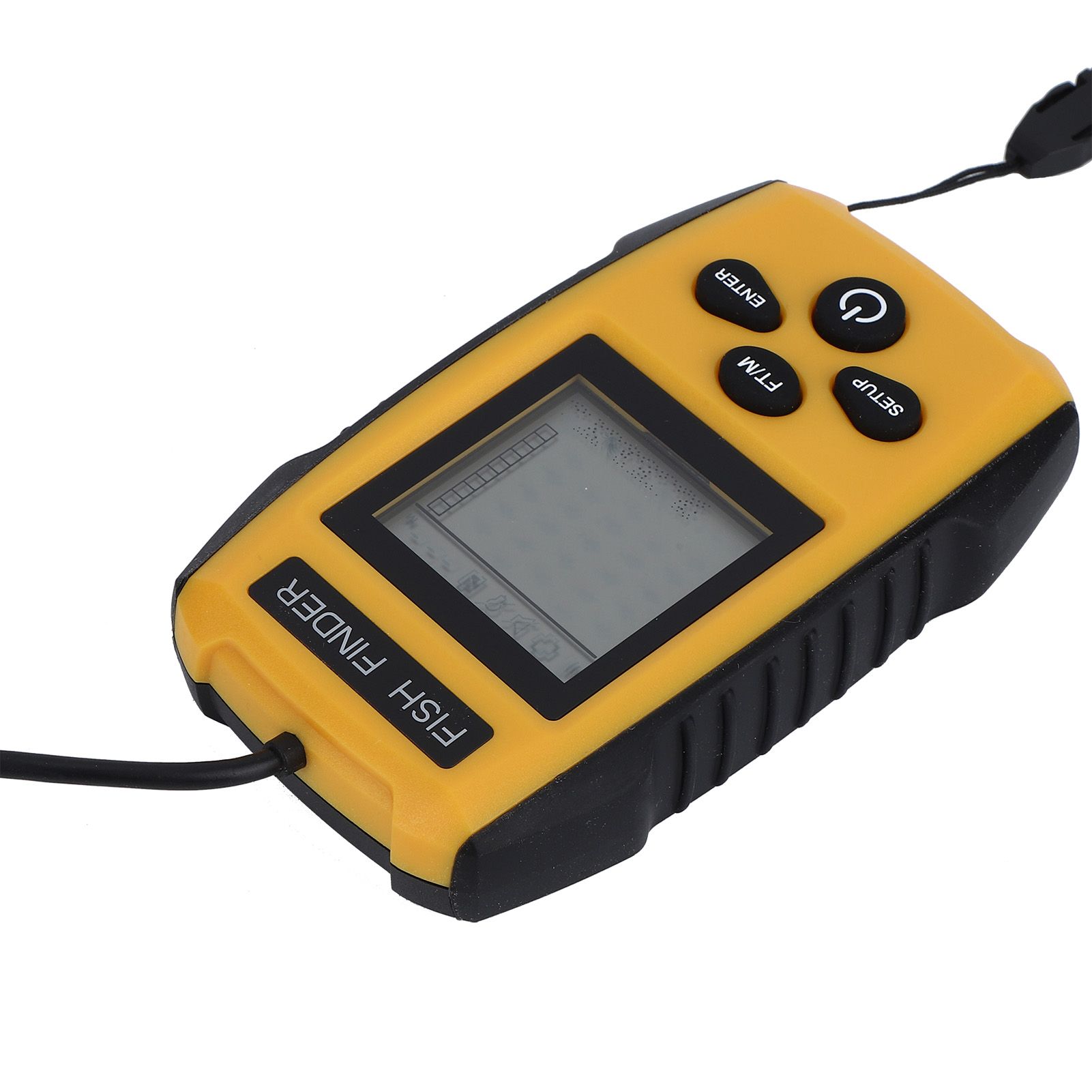 Portable HandHeld Wired Sonar Sensor Ultrasonic Fish Finder Detector Fishing view 6