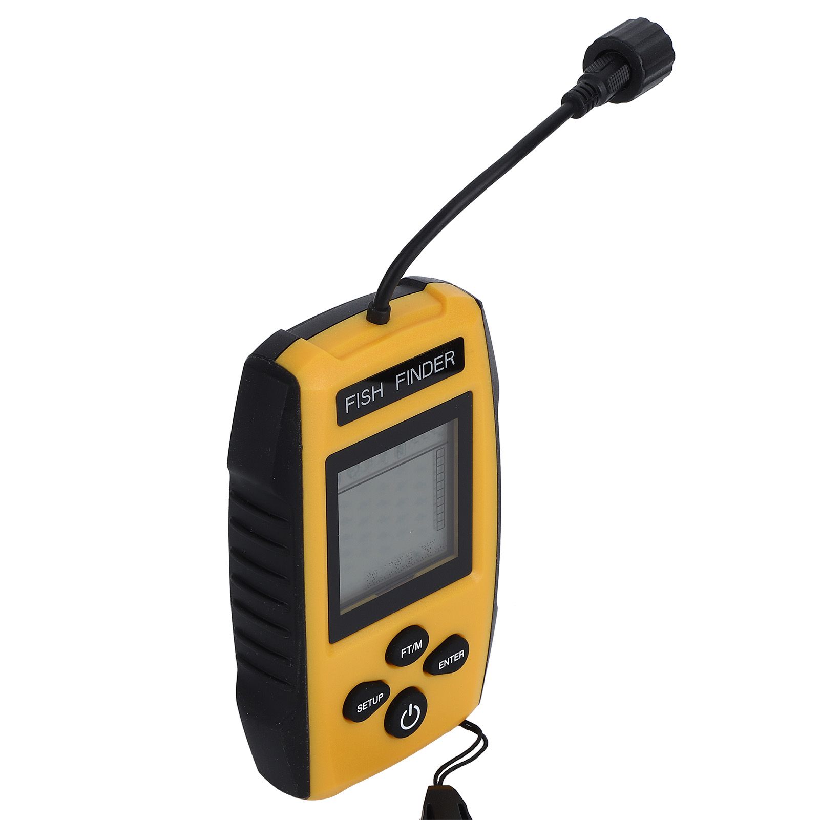 Portable HandHeld Wired Sonar Sensor Ultrasonic Fish Finder Detector Fishing view 8
