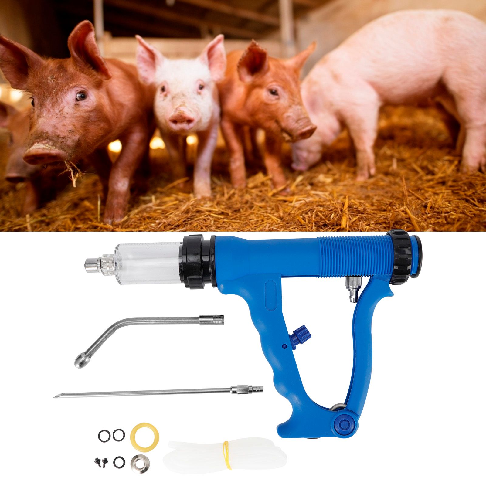20ml Adjustable Continuous Syringe Feeding Oral On Injection Tool for Cattle view 10