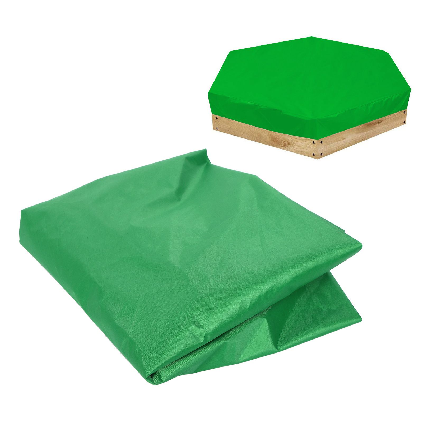 Waterproof Hexagonal Children Sand Pit Cover Protector Garden Bathing Pool Sun view 10