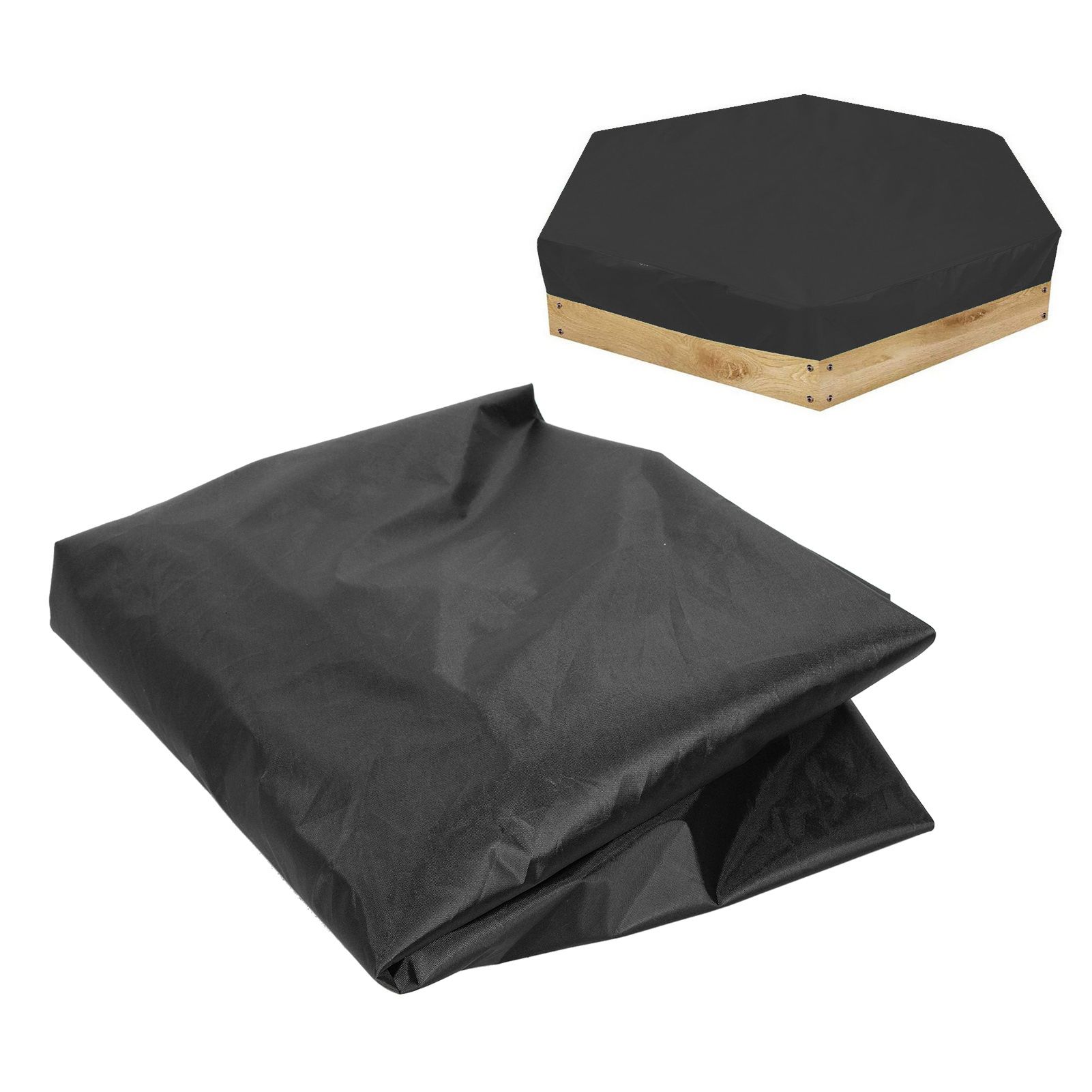 Waterproof Hexagonal Children Sand Pit Cover Protector Garden Bathing Pool Sun view 9