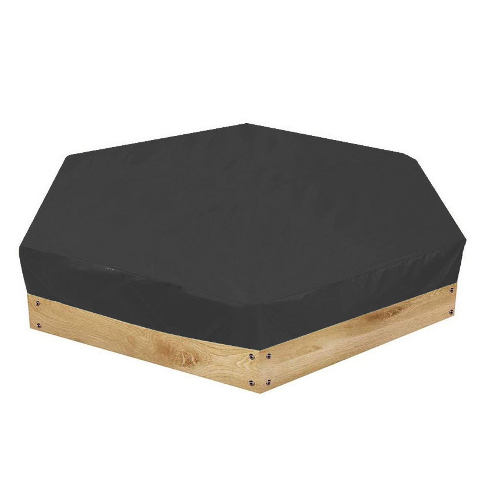 Waterproof Hexagonal Children Sand Pit Cover Protector Garden Bathing Pool Sun view 10