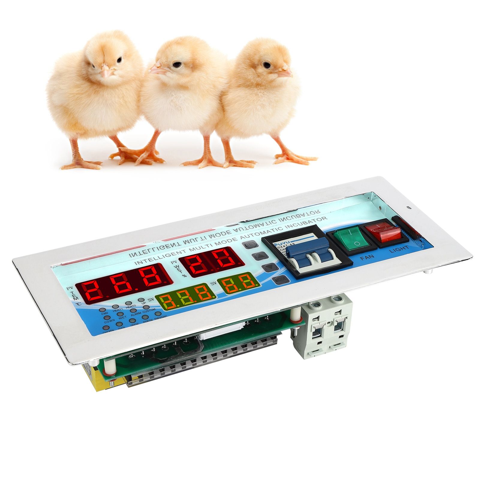 Automatic Egg Incubator Controller Digital Temperature Humidity Controller view 9