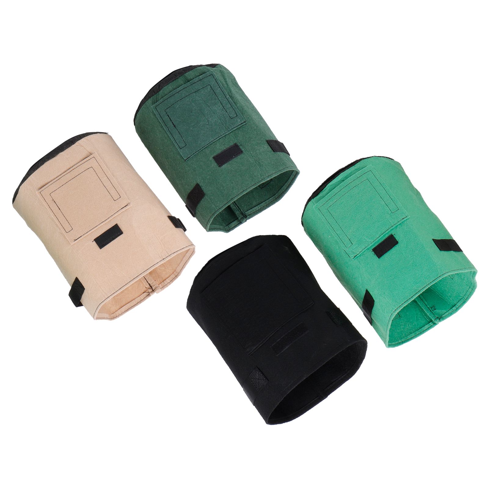 4Pcs Garden Felt Growing Plant Bag Indoor Outdoor Vegetable Flower Pot view 8