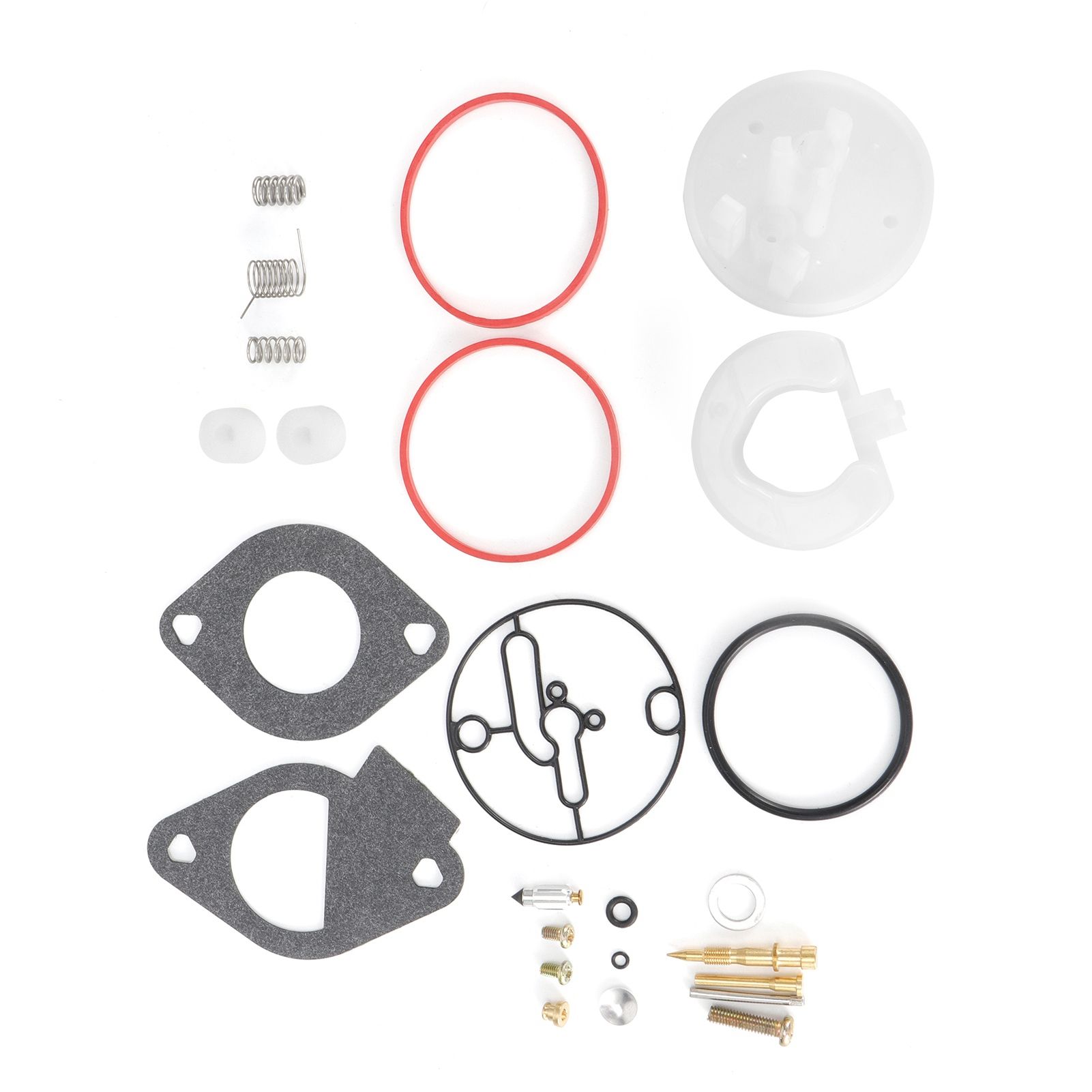 25Pcs Carburetor Overhaul Kit with Fuel Solenoid Valve for Crafter Replacement
