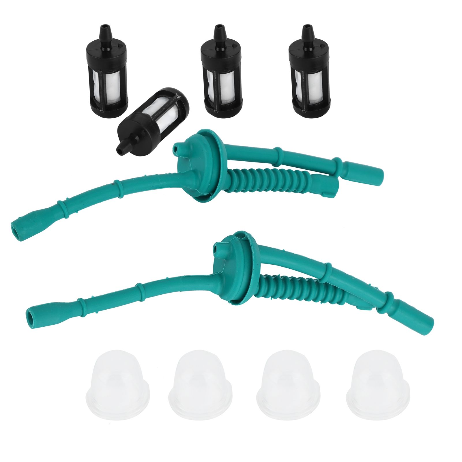 Fuel Line Filter Primer Bulb Set Replacement Garden Machine Chainsaw Accessories view 2
