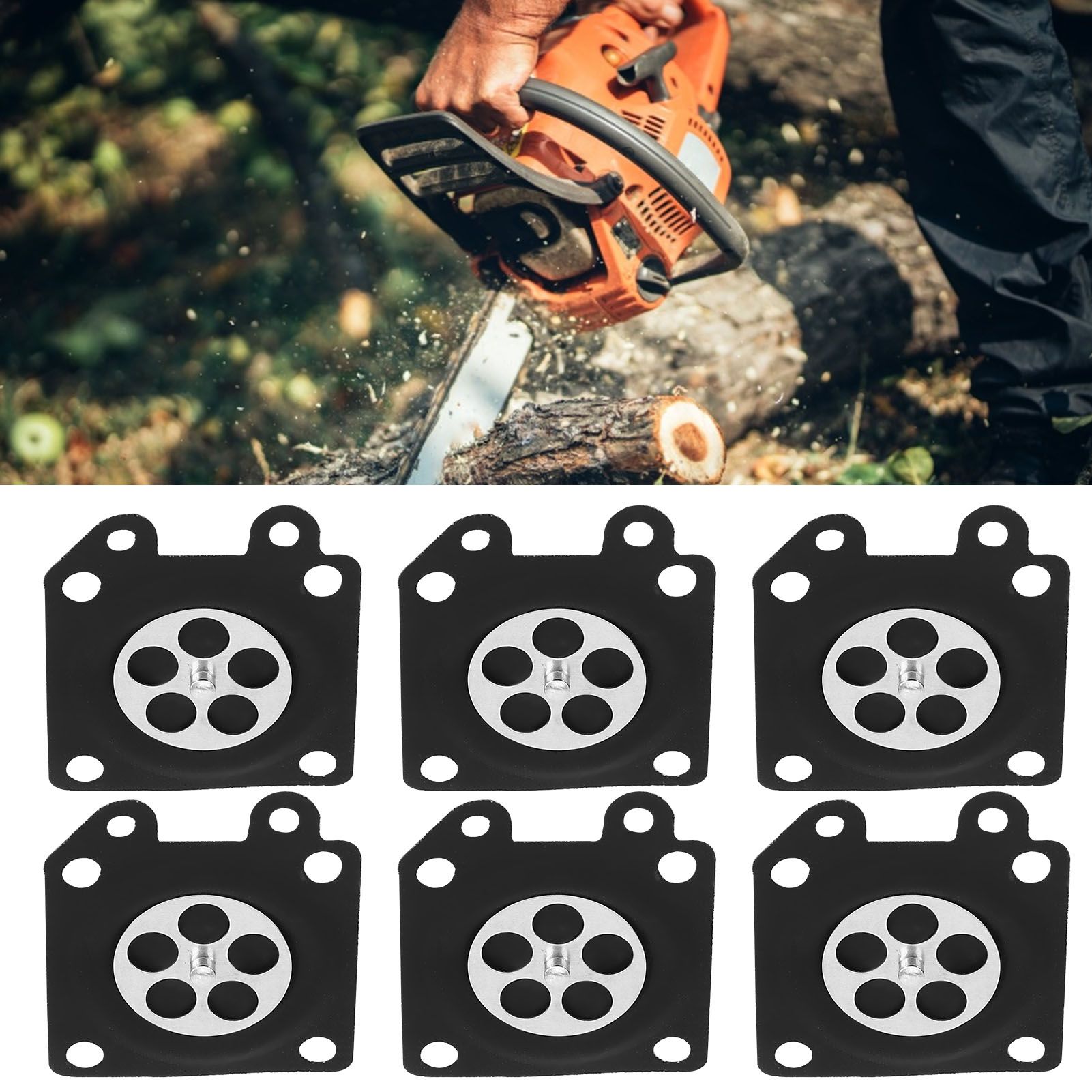 30Pcs/Set Carburetor Diaphragm Gasket Chainsaw Accessory for ZAMA view 12
