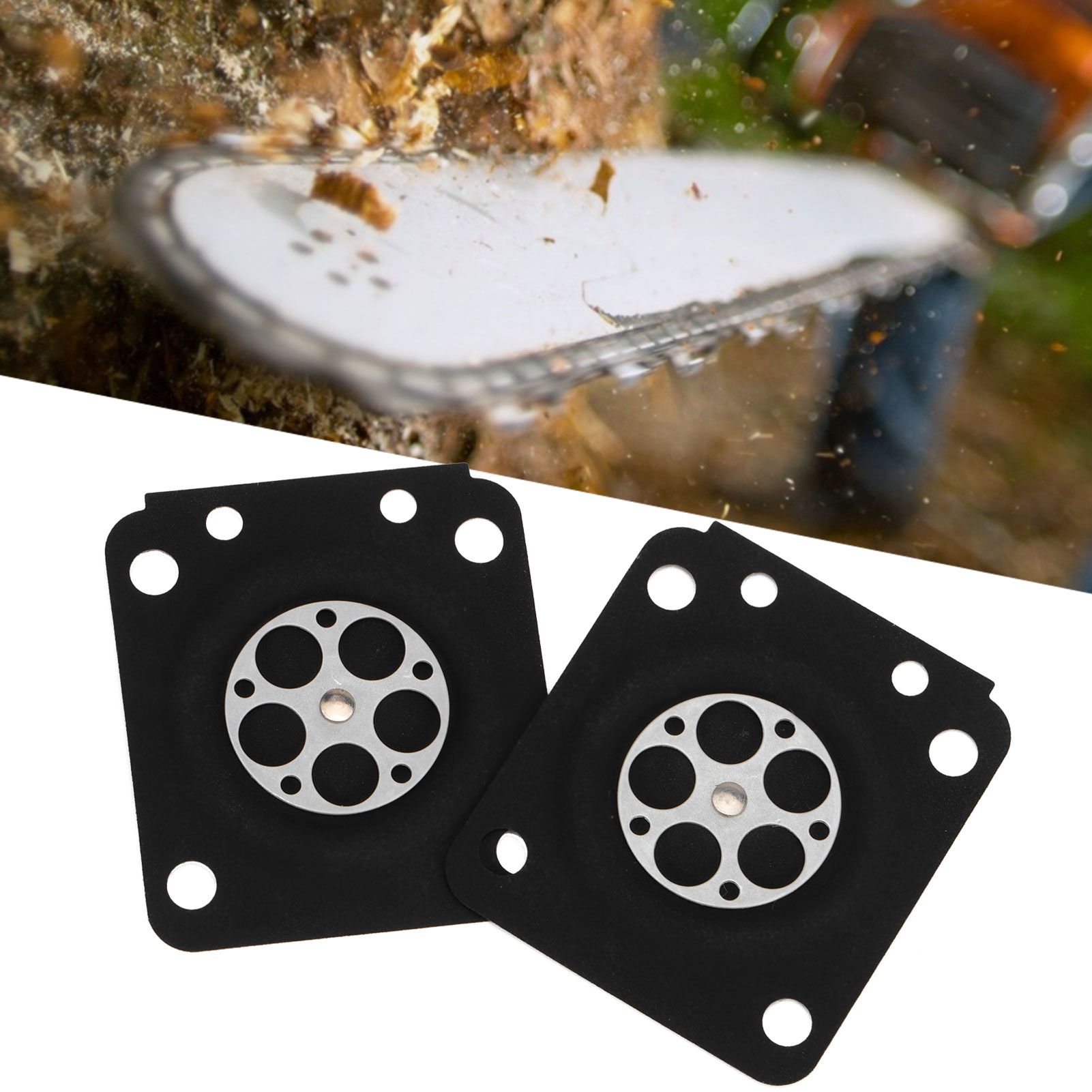 10PCS/Set Carburetor Parts Chainsaw Carburetor Membrane Gasket Set Fit for ZAMA180 view 9