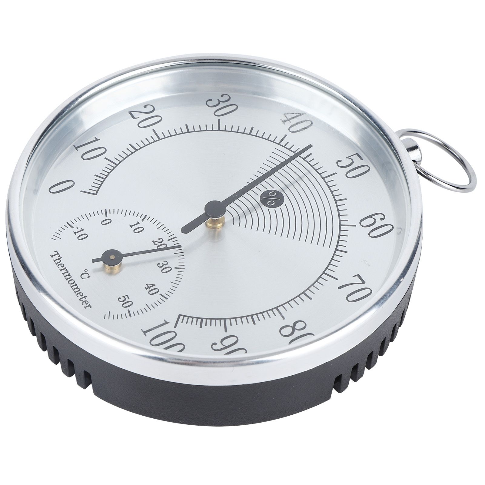 10cm Thermometer Hygrometer with Hanging Ring for Indoor Home Warehouse Office view 7