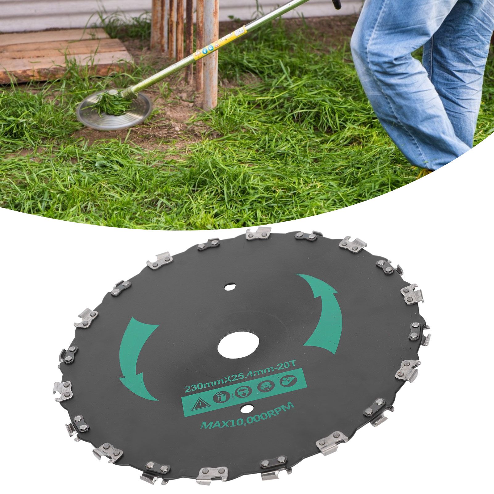 Brush Cutter Blade Gardening Lawn Mower Duty Electric Trimmer Power Tool view 10