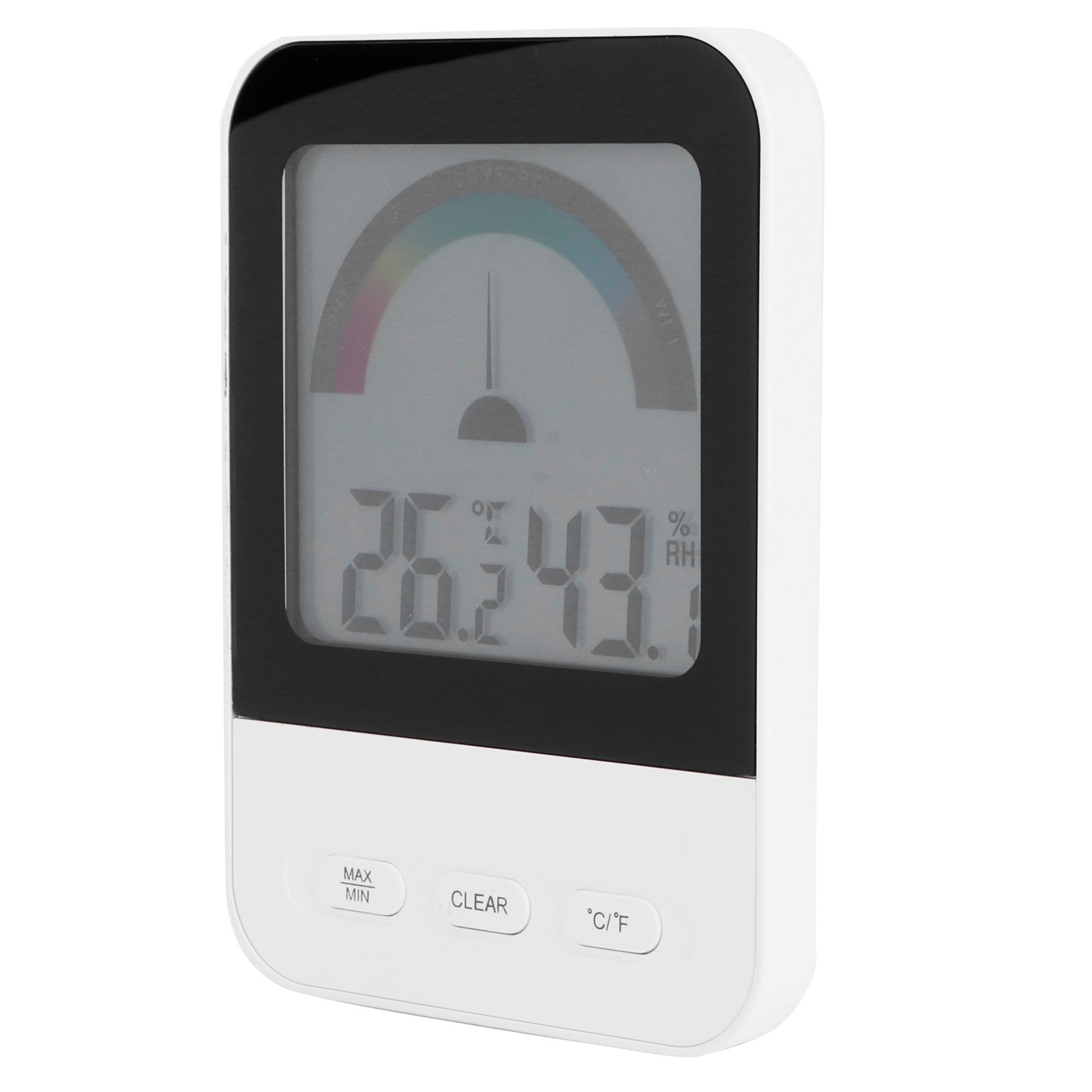 Digital Electronic Thermometer Hygrometer with LCD Backlight Display for