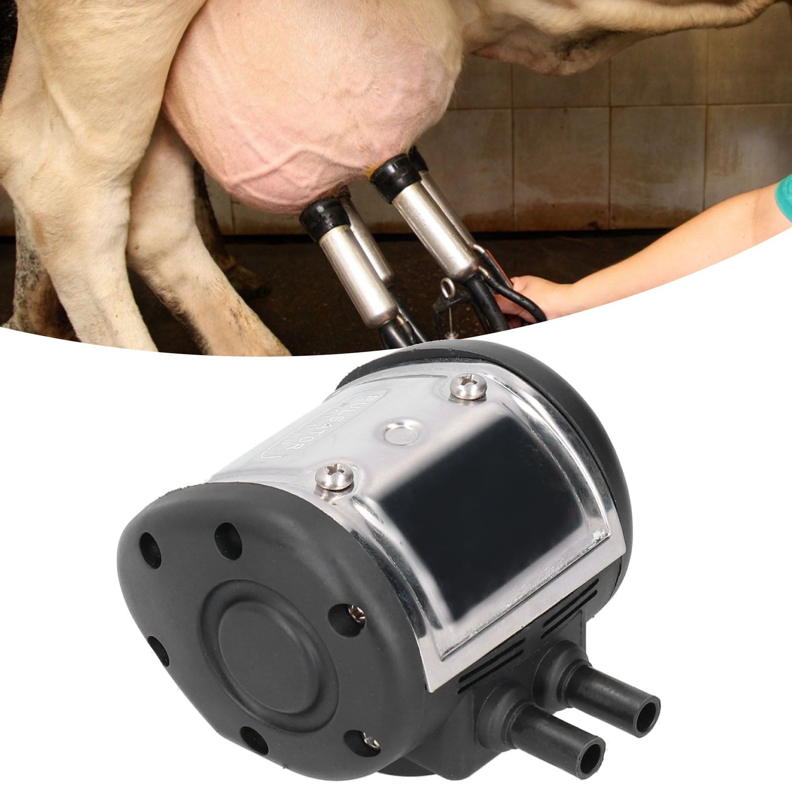 2‑Plastic Outlet Universal Pulsator for Cow Sheep Milker Milking Machine view 12