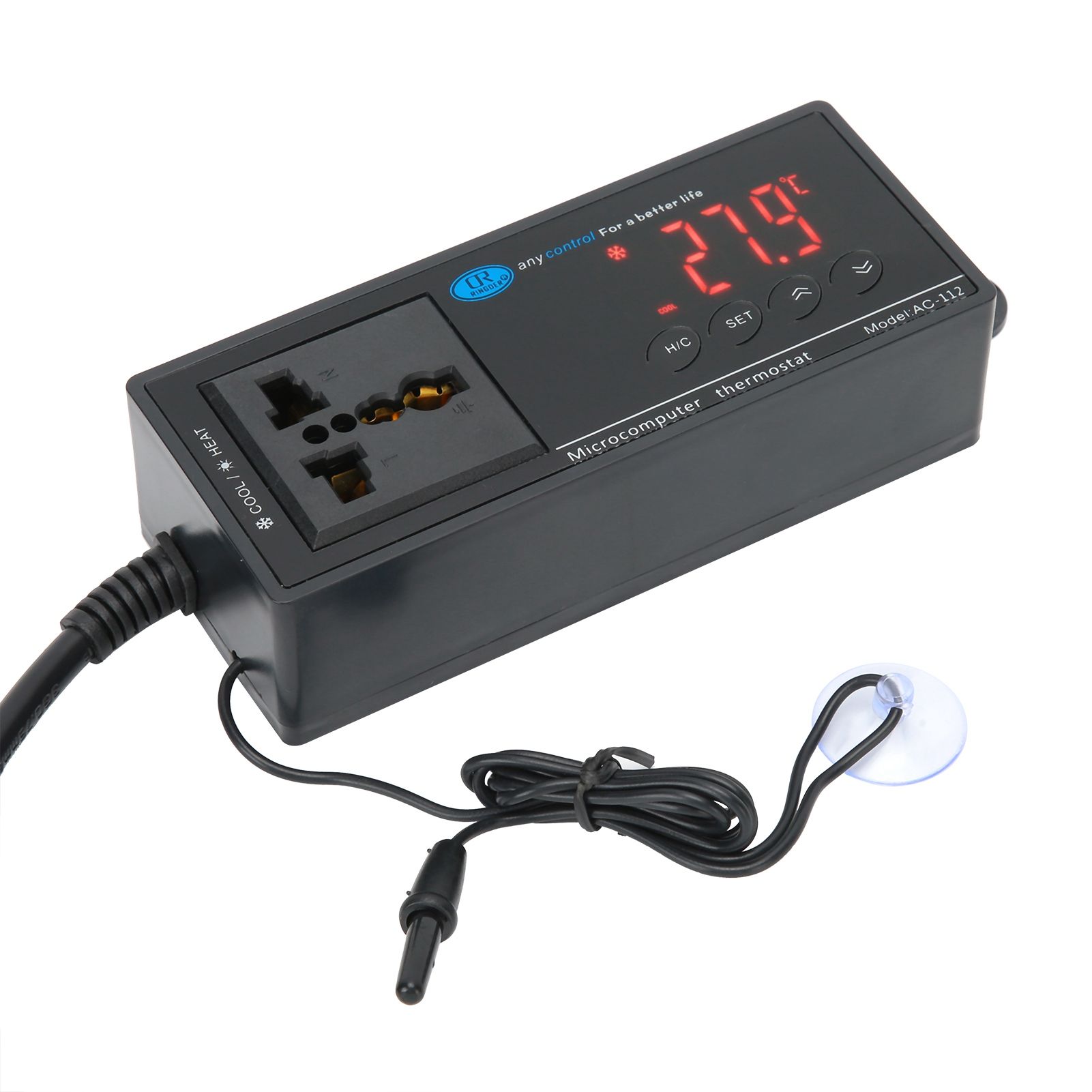 Digital Temperature Controller Thermostat for Reptile Incubator Greenhouse