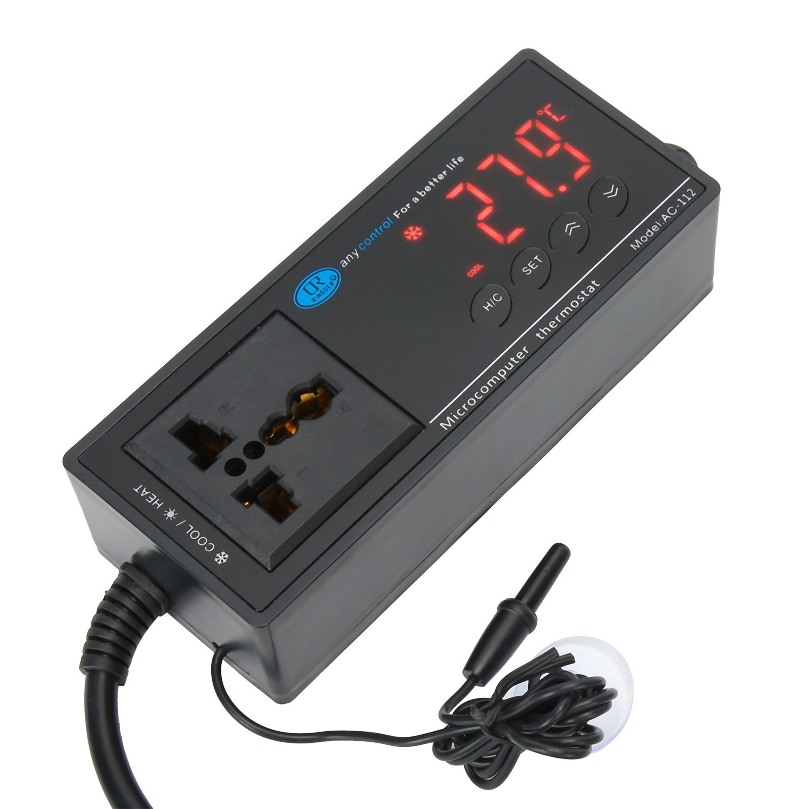 Digital Temperature Controller Thermostat for Reptile Incubator Greenhouse view 7