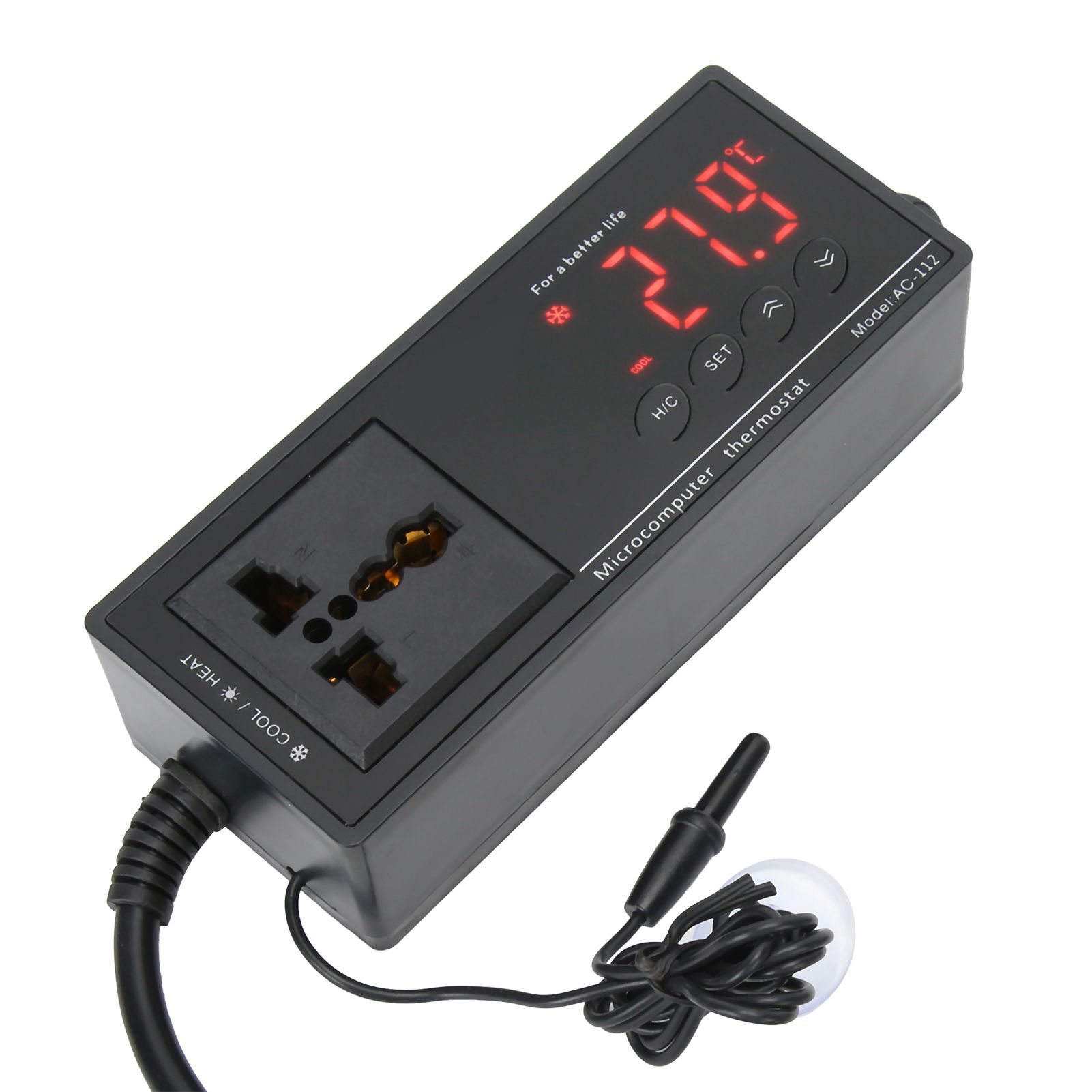 Digital Temperature Controller Thermostat for Reptile Incubator Greenhouse view 7