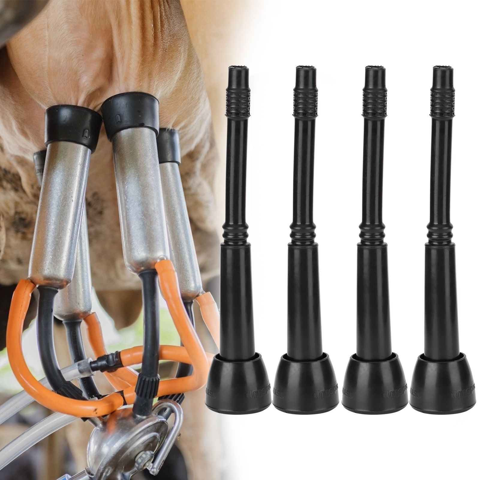 4Pcs Milk Lining Part Rubber Teat Cup Liner Cattle Sheep Milking Machine Accessory view 10