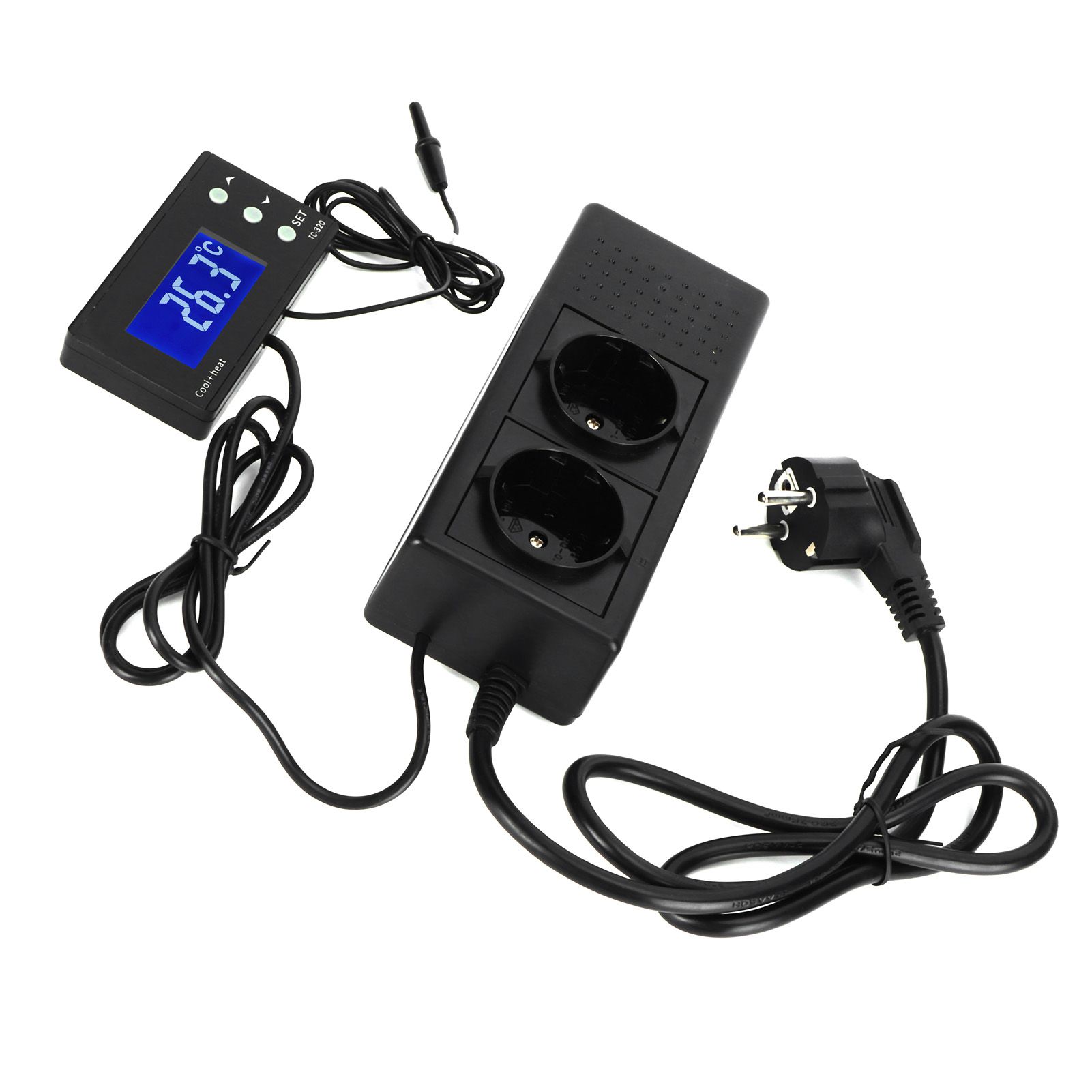 Temperature Controller Thermostat Digital Aquarium Incubator Regulator Controller view 3
