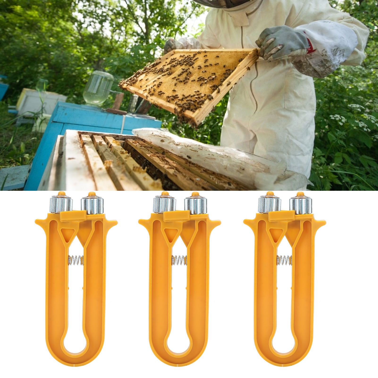3PCS Beehive Frame Wire Cable Tensioner Crimper Crimping Tool Beekeeping Equipment view 9