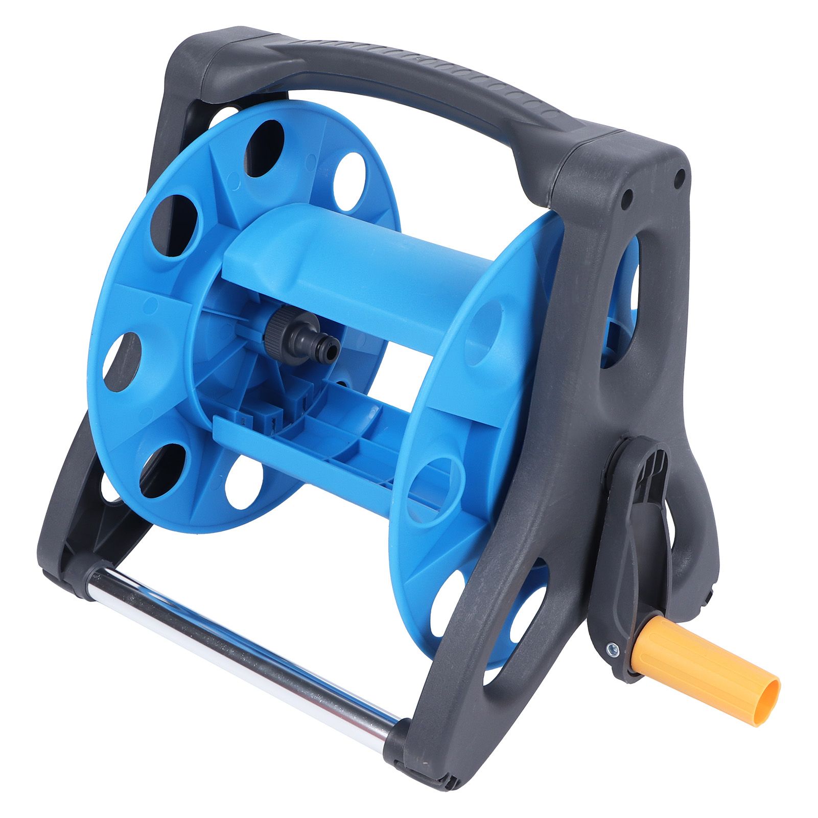 G1/2in Garden Hose Reel Rack Portable Water Pipe Storage Organizer Winding Tools view 3