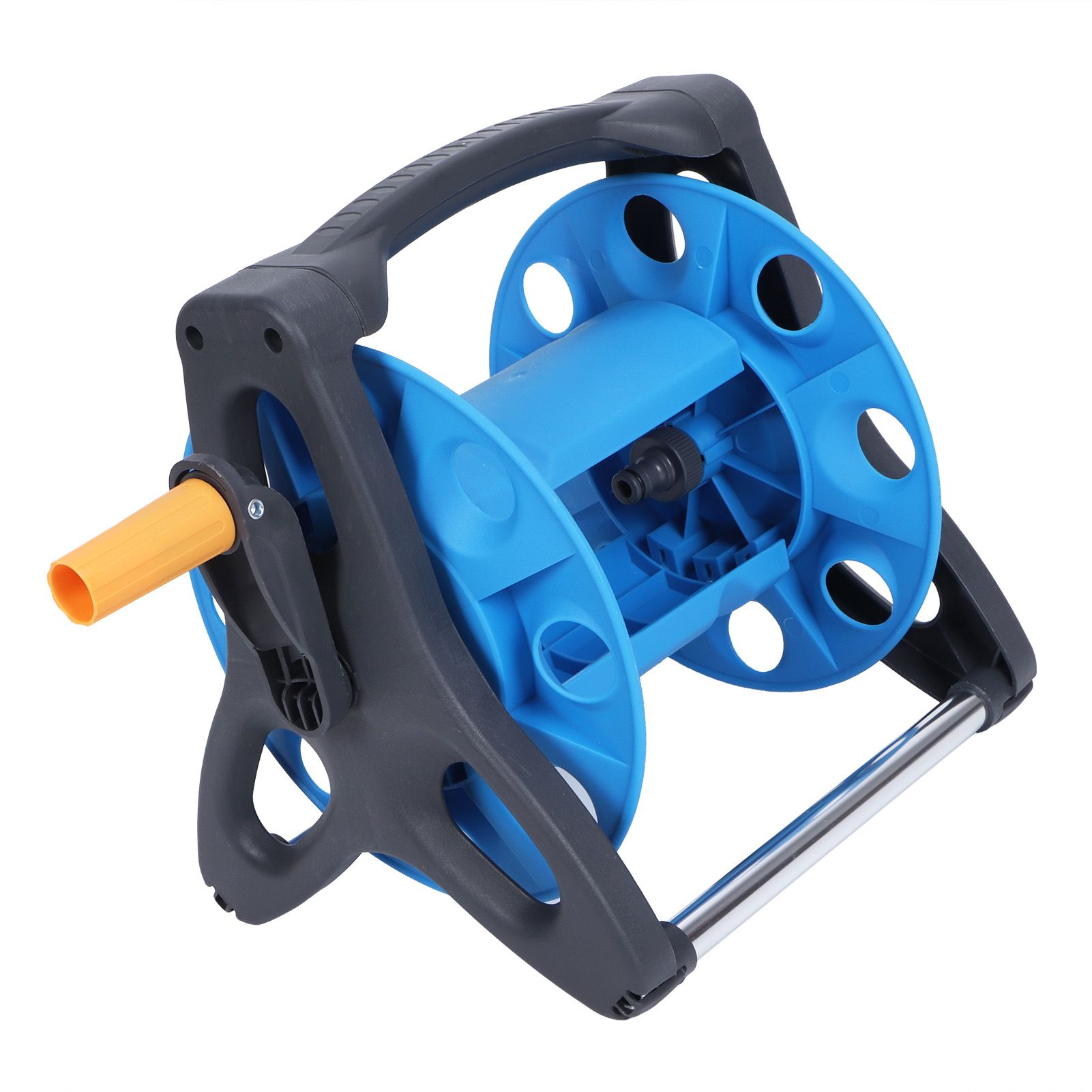 G1/2in Garden Hose Reel Rack Portable Water Pipe Storage Organizer Winding Tools view 7