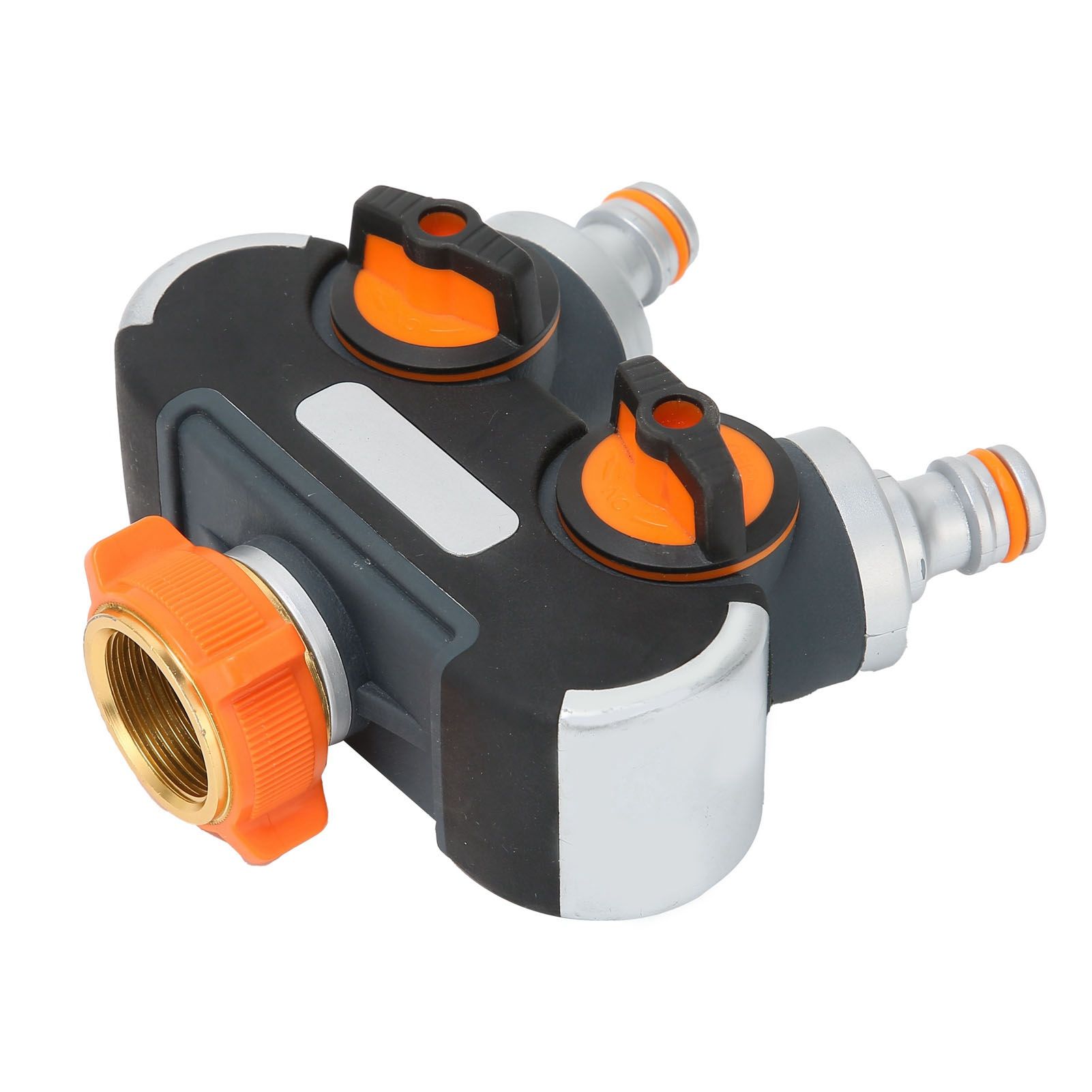 2 Way Hose Splitter with Valve Garden Irrigation Faucet Connector Adapter view 5