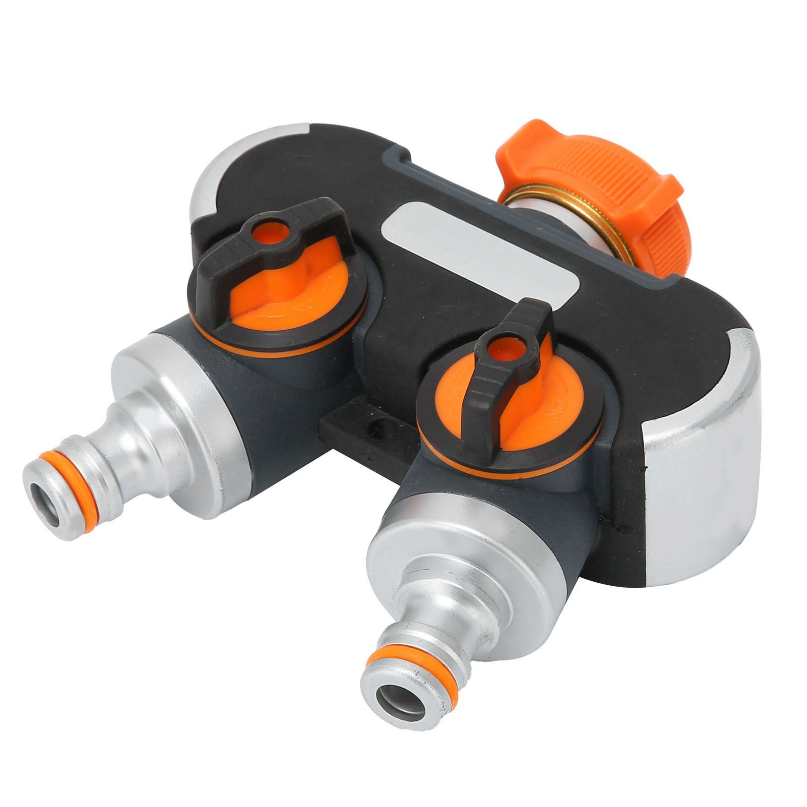 2 Way Hose Splitter with Valve Garden Irrigation Faucet Connector Adapter view 8