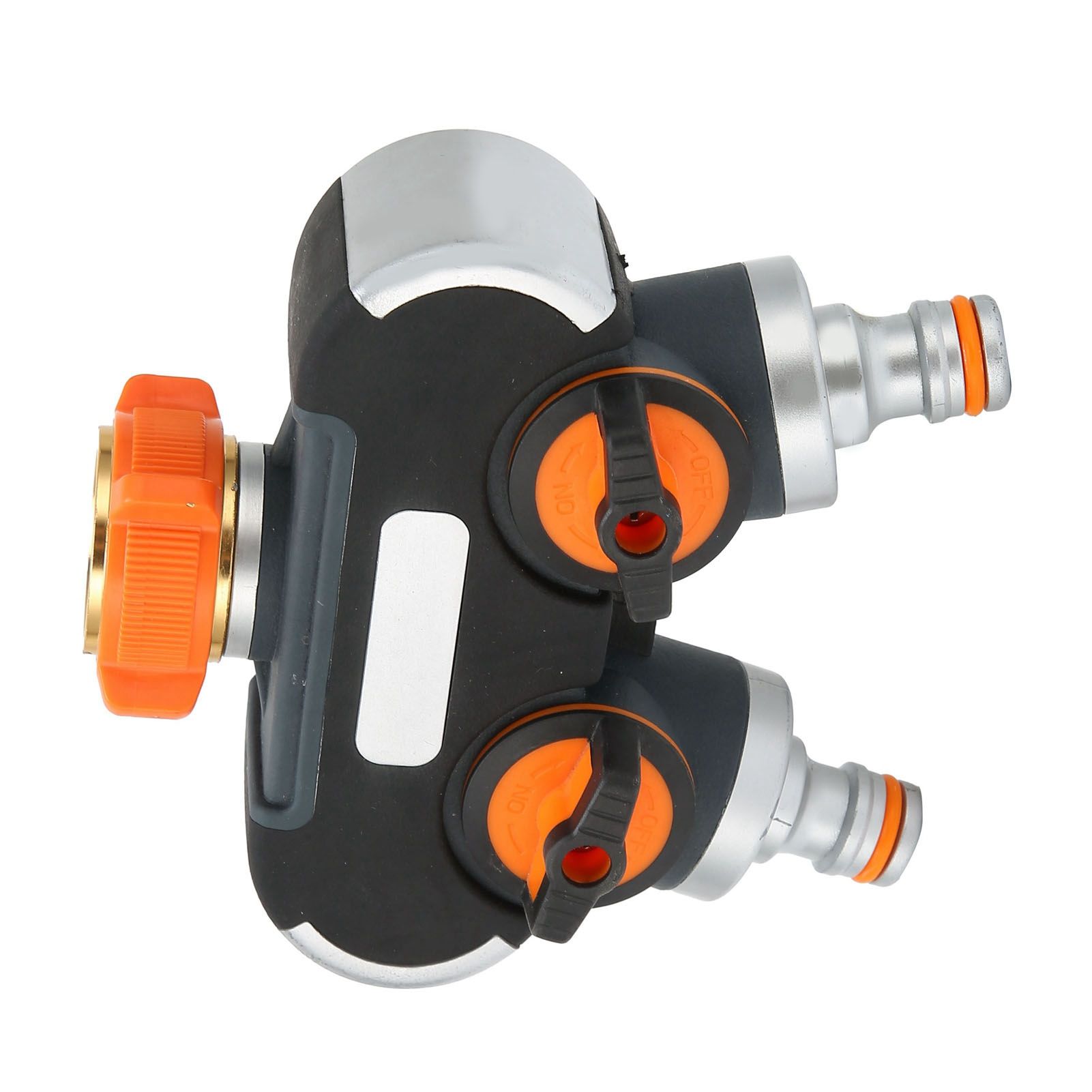 2 Way Hose Splitter with Valve Garden Irrigation Faucet Connector Adapter view 9