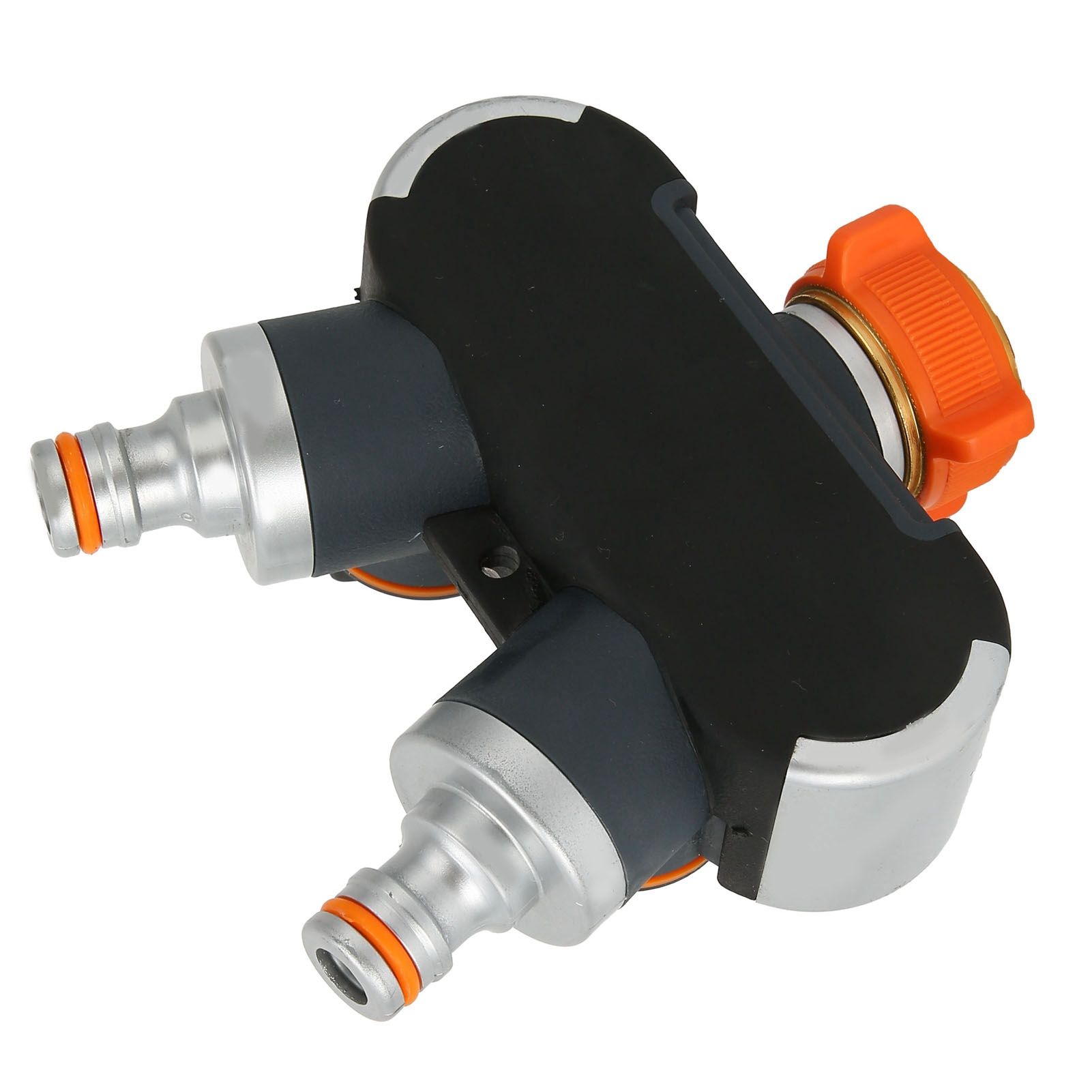 2 Way Hose Splitter with Valve Garden Irrigation Faucet Connector Adapter view 10