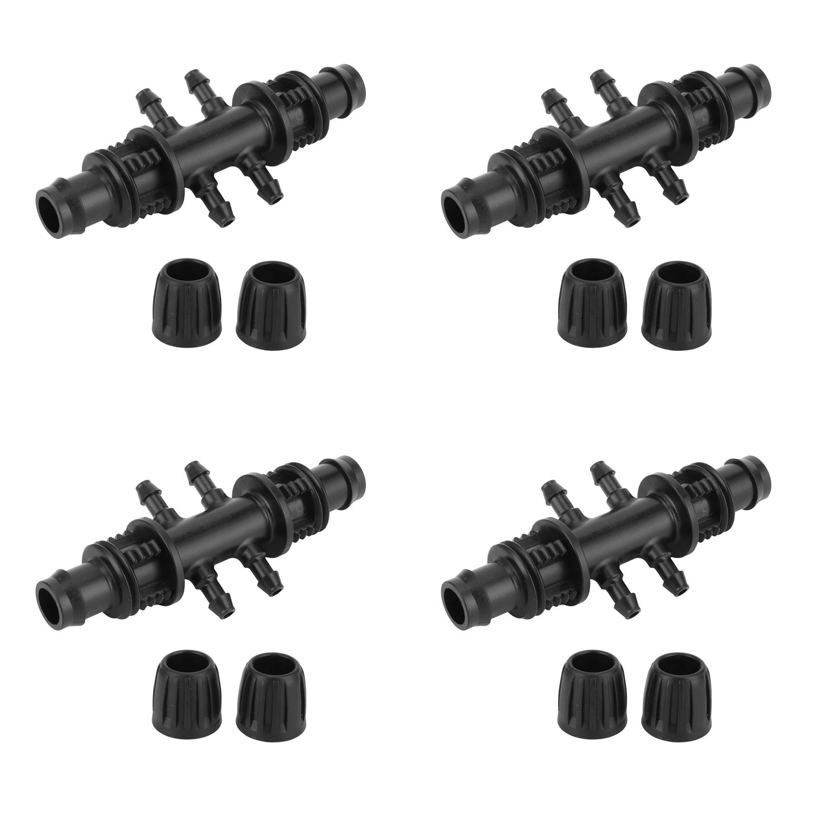 10Pcs Barbed Reducing Connector 16mm Tube to 4/7 Adapter Garden Irrigation view 10