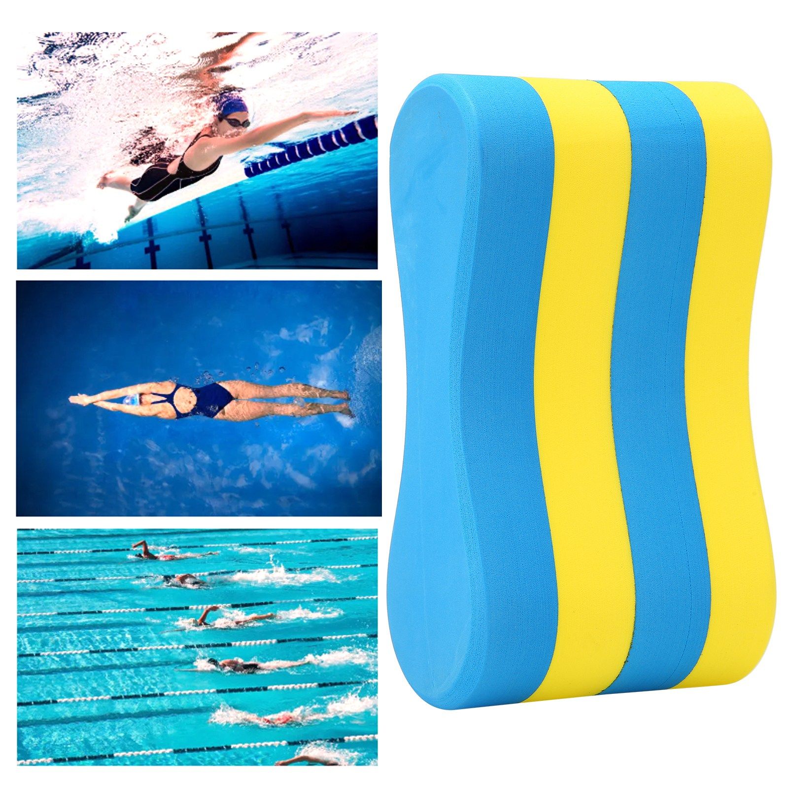 Swim EVA Floating Board Swim Clip Leg Board Kickboard for Swimming Training view 11