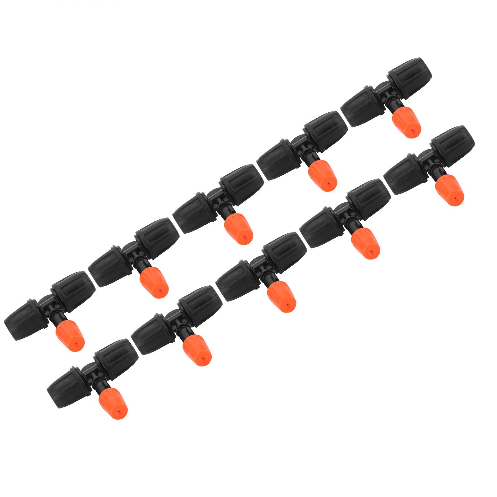 10Pcs Garden Tee with Adjustable Misting Nozzle for 8/12 Tube Irrigation view 4