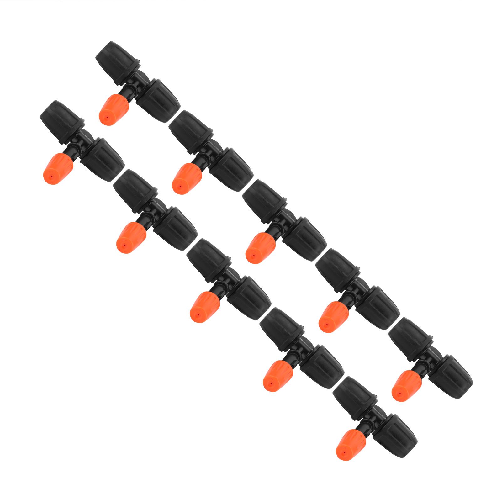 10Pcs Garden Tee with Adjustable Misting Nozzle for 8/12 Tube Irrigation view 5
