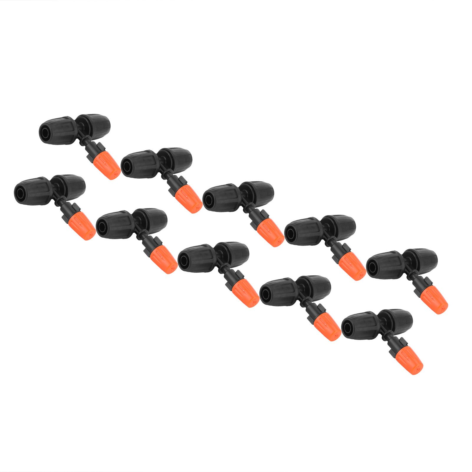 10Pcs Garden Tee with Adjustable Misting Nozzle for 8/12 Tube Irrigation view 6