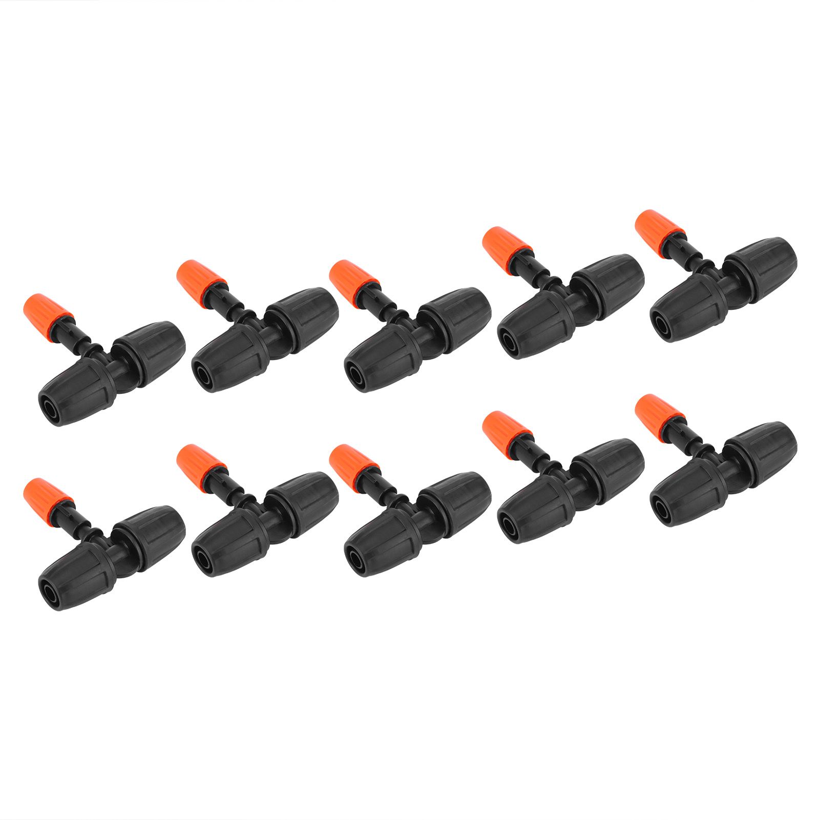 10Pcs Garden Tee with Adjustable Misting Nozzle for 8/12 Tube Irrigation view 8