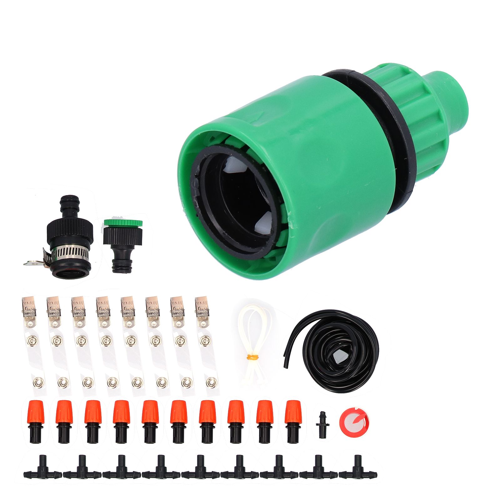 8m Garden Irrigation System Single Outlet Atomizing Kit for Greenhouse Flower Bed view 5