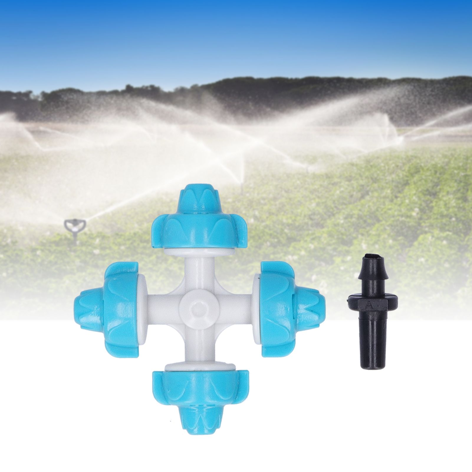50Set 4 Outlet Water Nozzle Kit Atomizing Sprinkler Garden Irrigation view 12