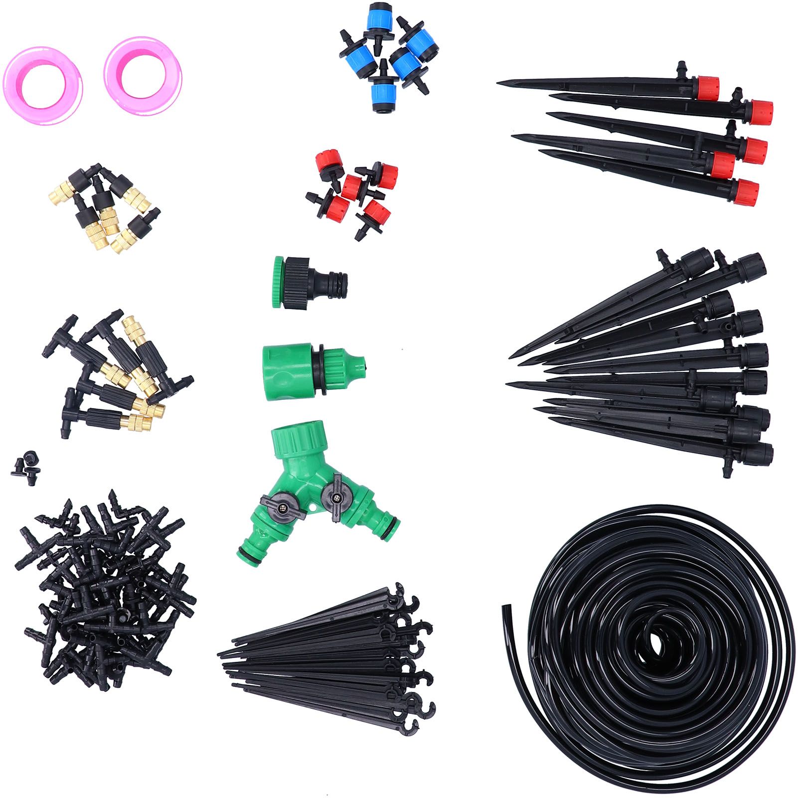 25M Garden Irrigation System Micro Drip Irrigation Equipment Kit Plant