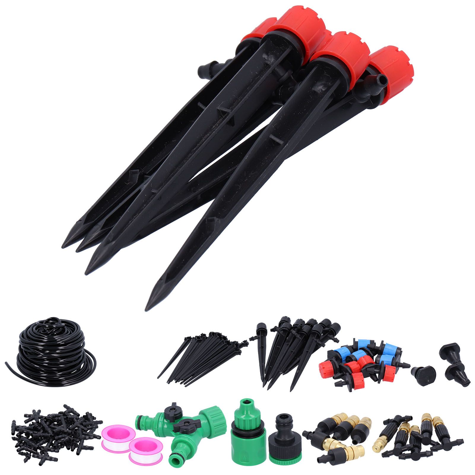 25M Garden Irrigation System Micro Drip Irrigation Equipment Kit Plant view 5