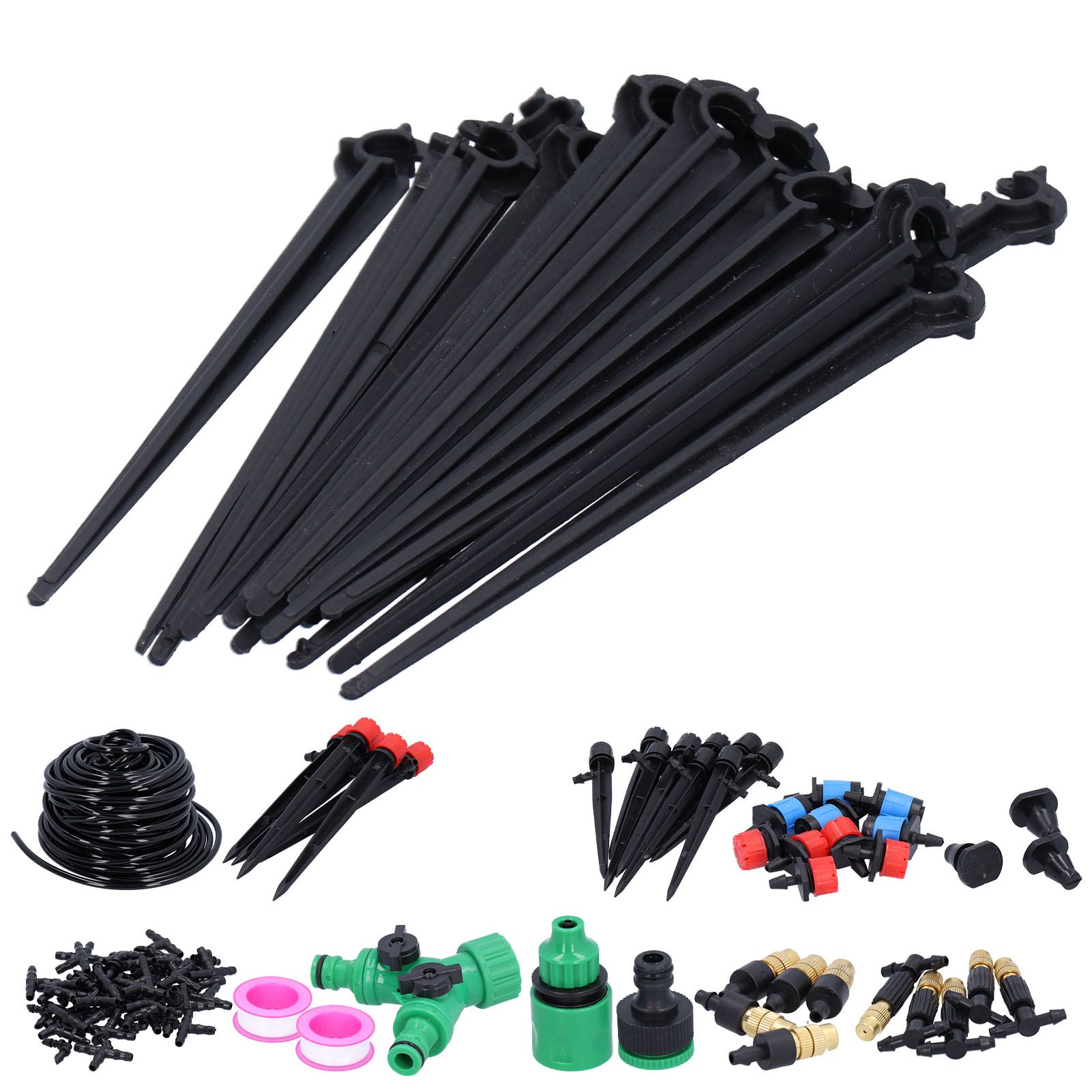25M Garden Irrigation System Micro Drip Irrigation Equipment Kit Plant view 6