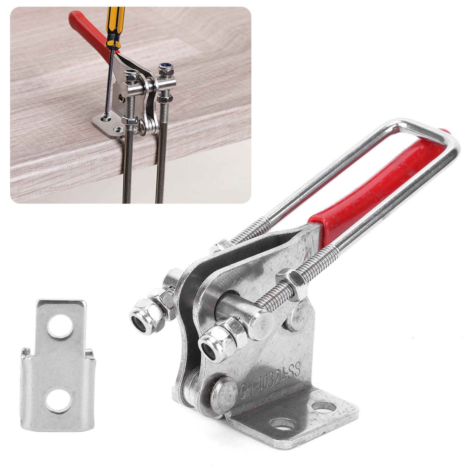 GH-40324-SS Toggle Latch Catch Stainless Steel Toggle Clamp Lock Hasp for view 11