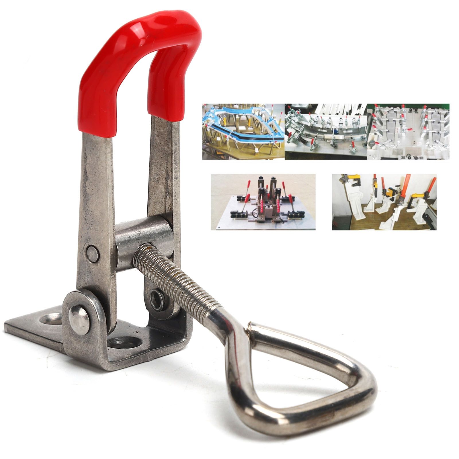 GH-4001-SS Toggle Latch Catch Stainless Steel Toggle Clamp Lock Hasp for view 12