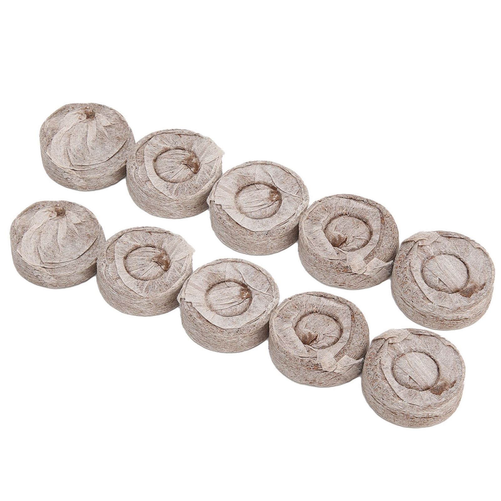 20Pcs 30mm Nursery Soil Seedling Soil Block Garden Flowers Vegetables Planting